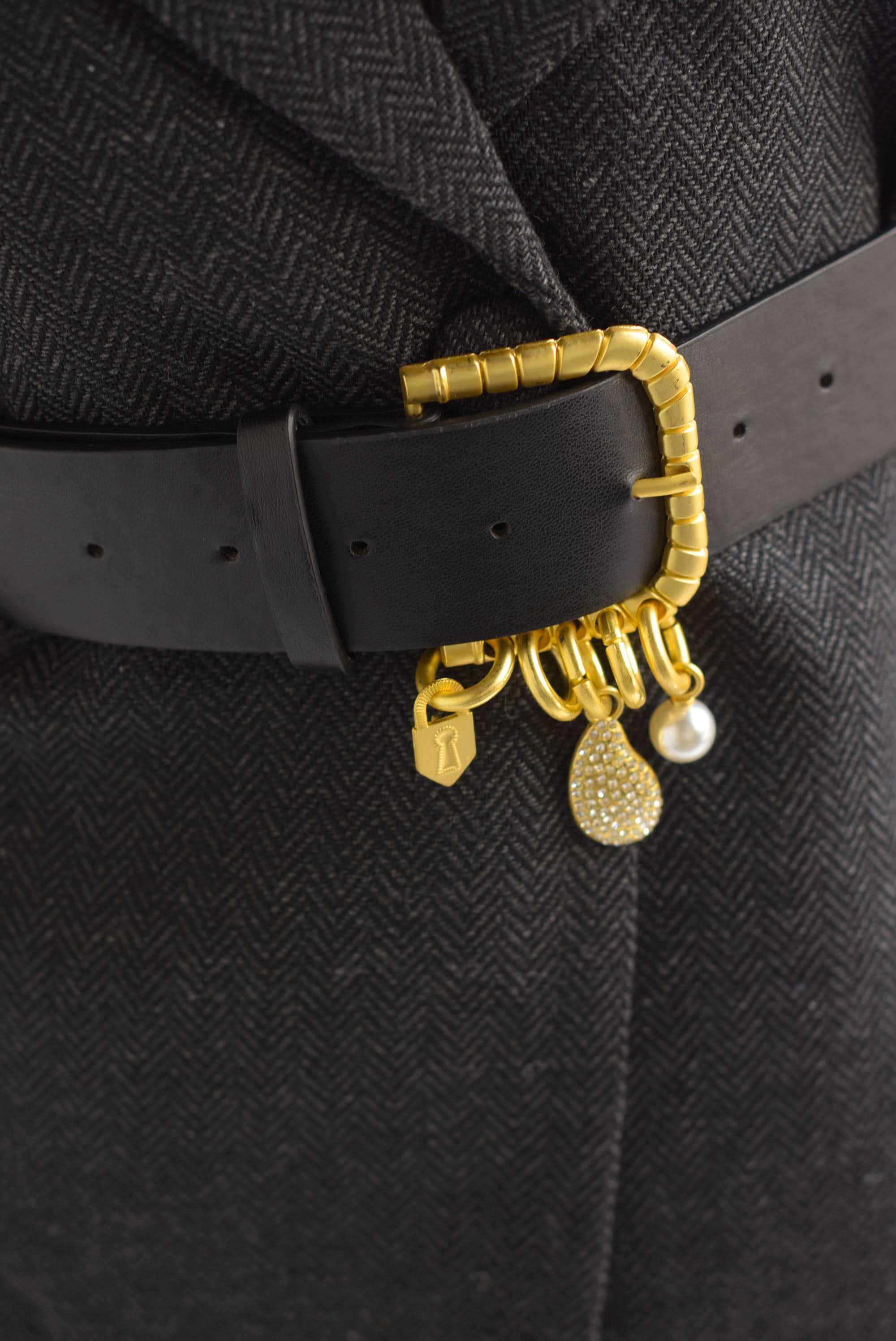 Set Short y Chaleco espiga vinipiel