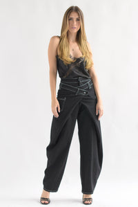 Fashion Styled Jeans barrel envolventes denim Dark