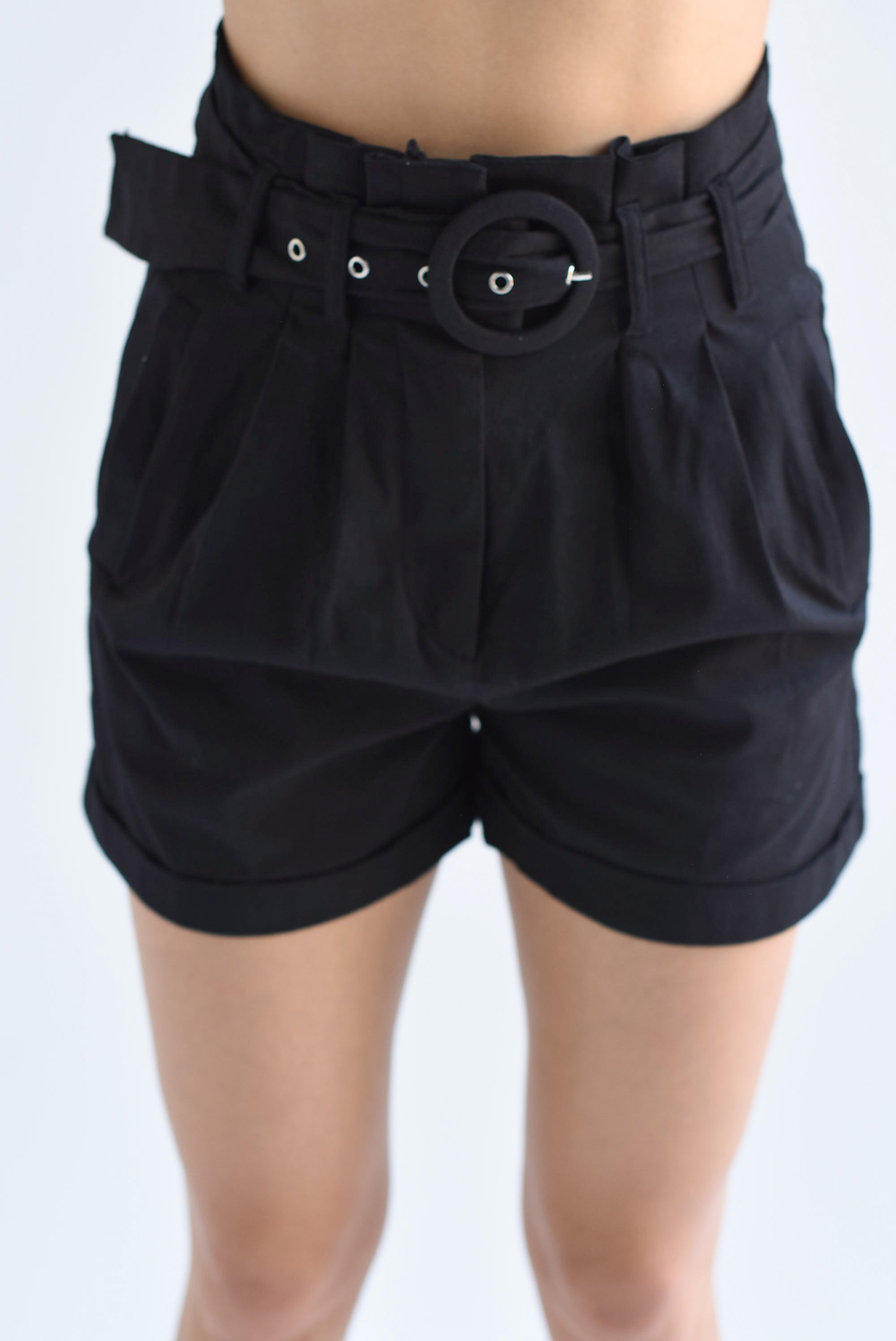 Short paper bag lino Negro