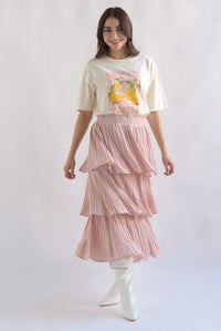 Fashion Styled T-shirt LEMON TARTE Ivory