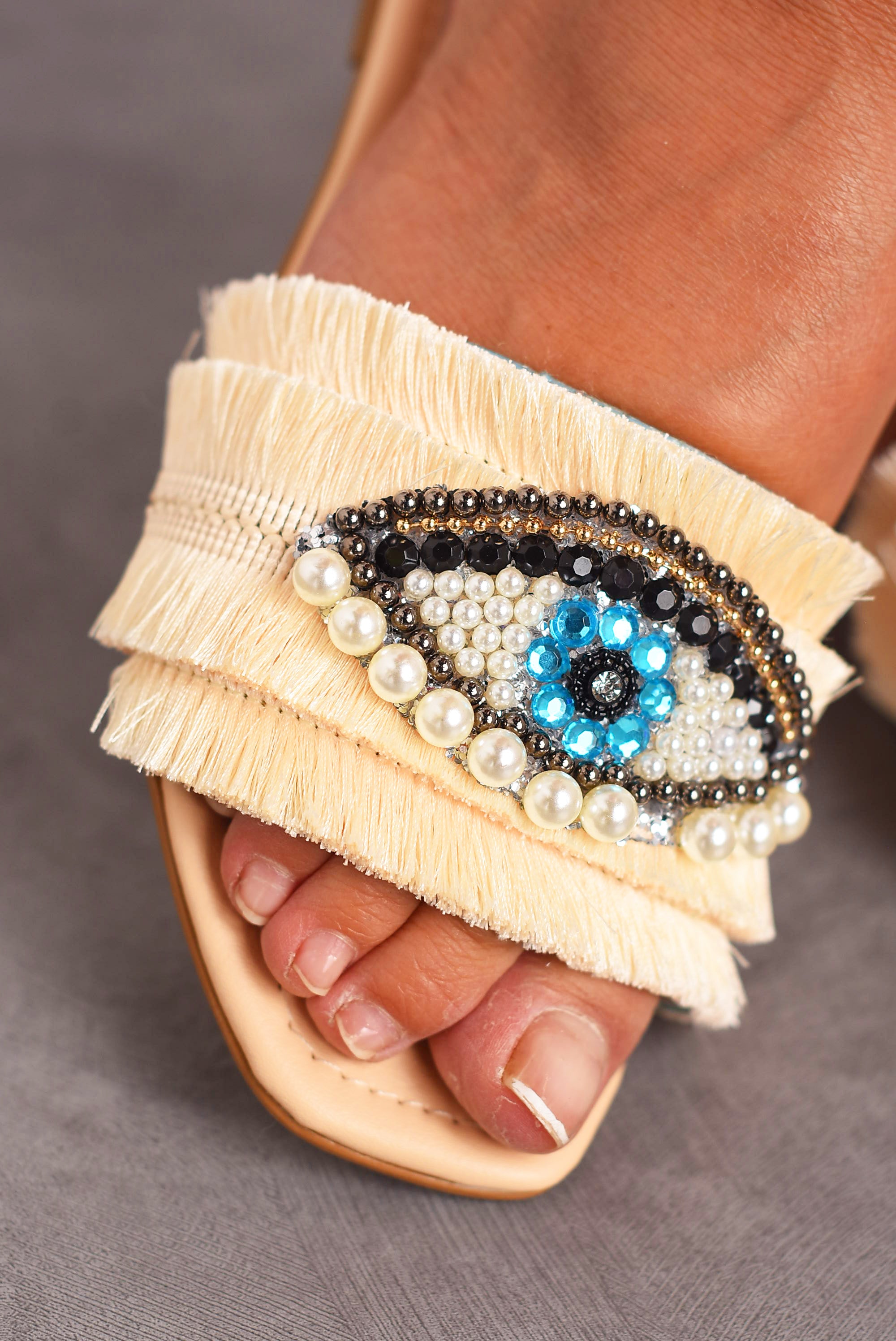 Sandalias Ojo Turco Ivory