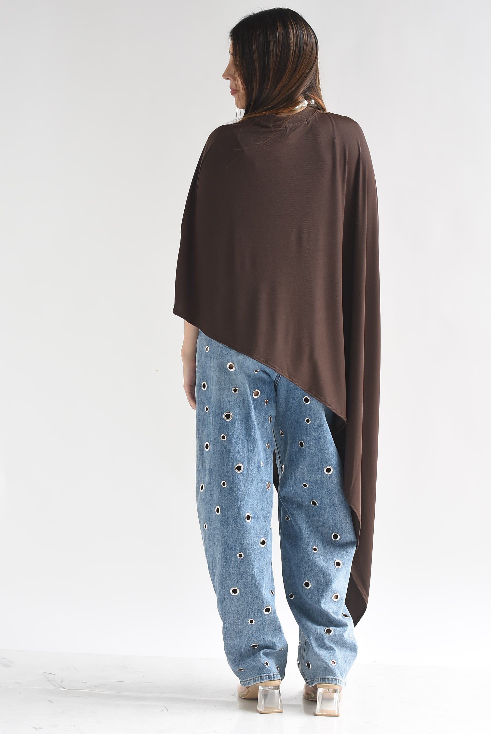 PREVENTA Blusa asimétrica tipo capa