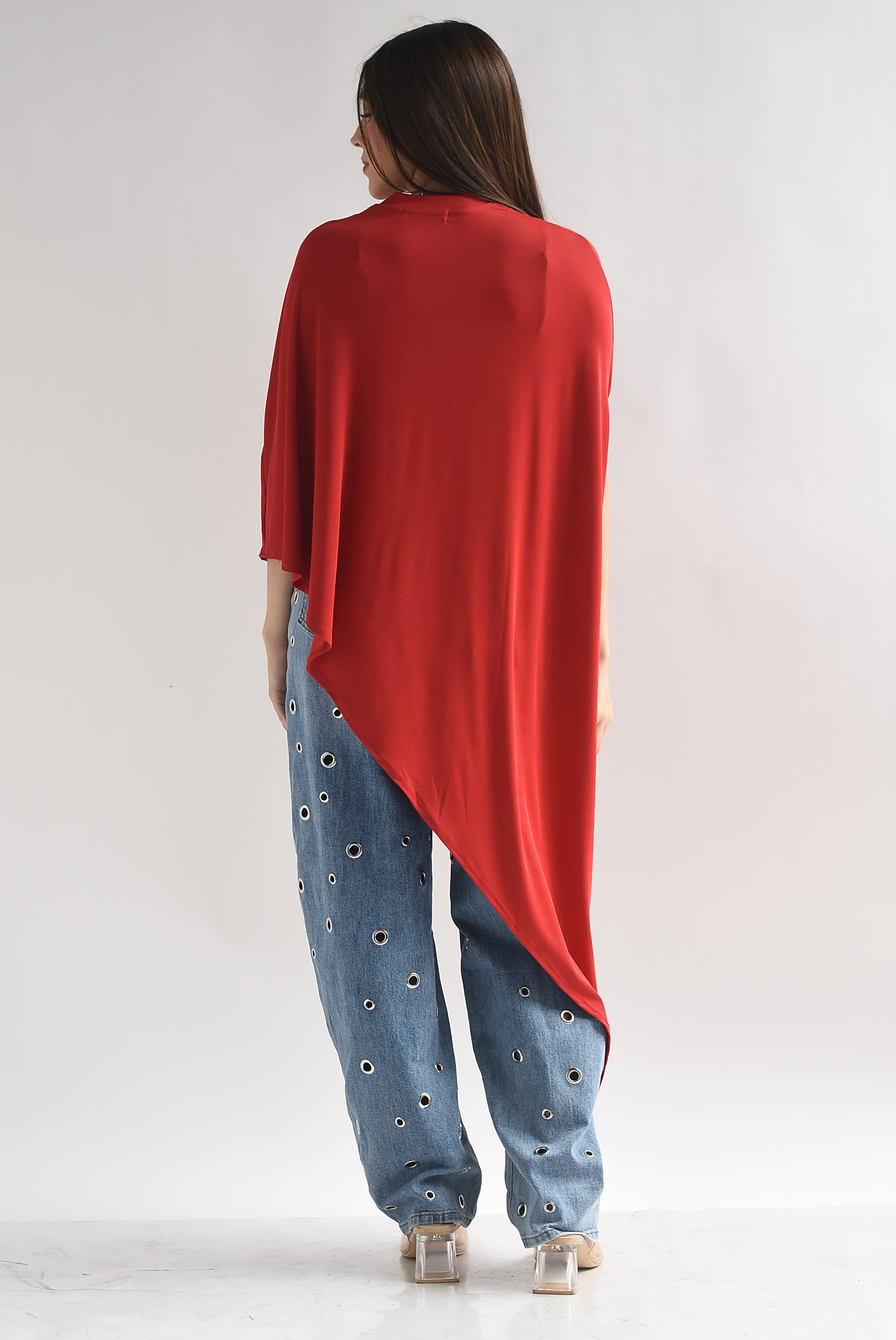 PREVENTA Blusa asimétrica tipo capa