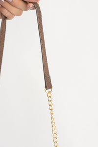 Fashion Styled Bolsa suede flecos Espresso