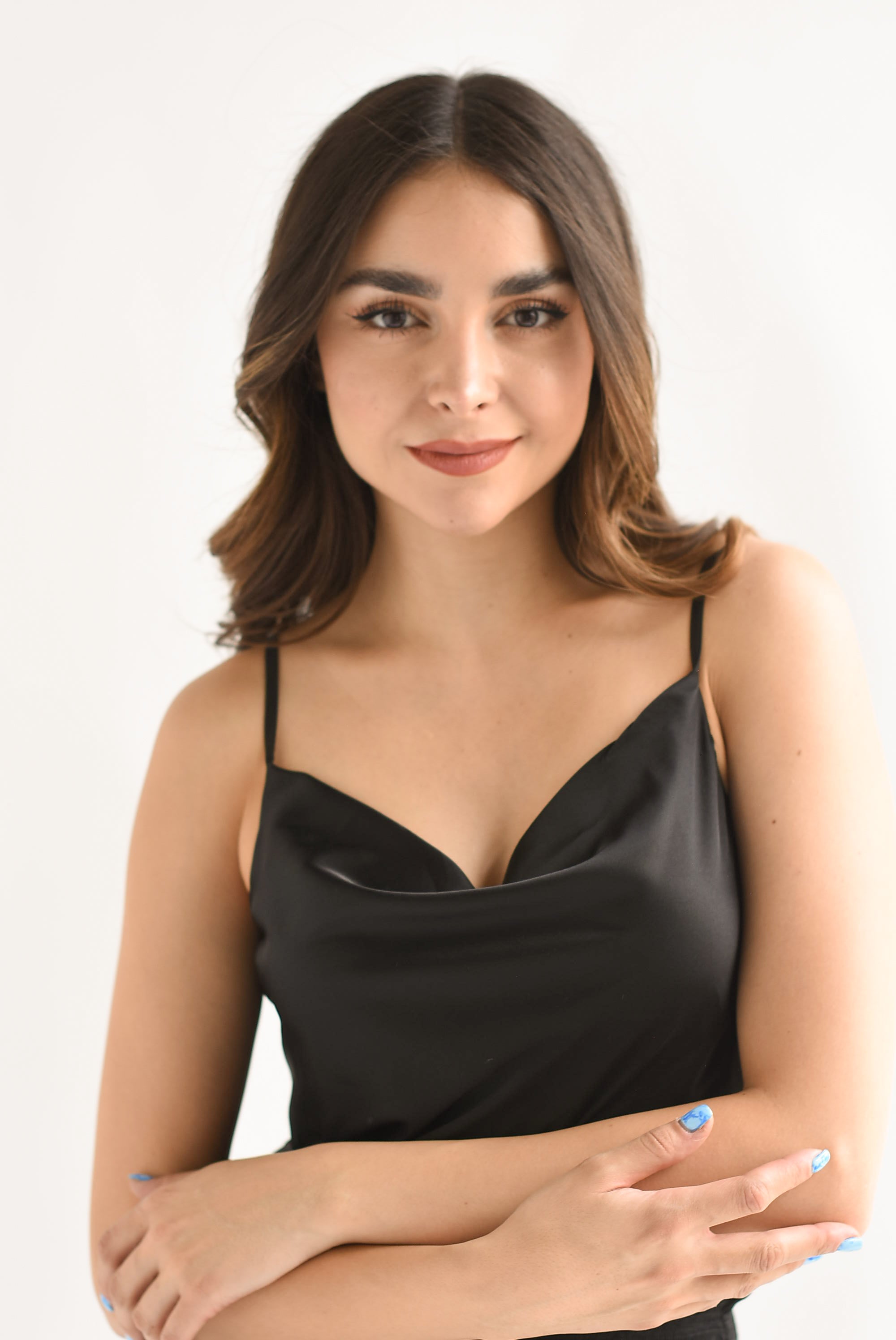 Top lencero tirante  Negro