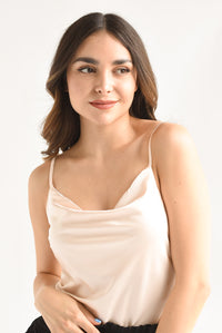 Fashion Styled Top lencero tirante  Ivory