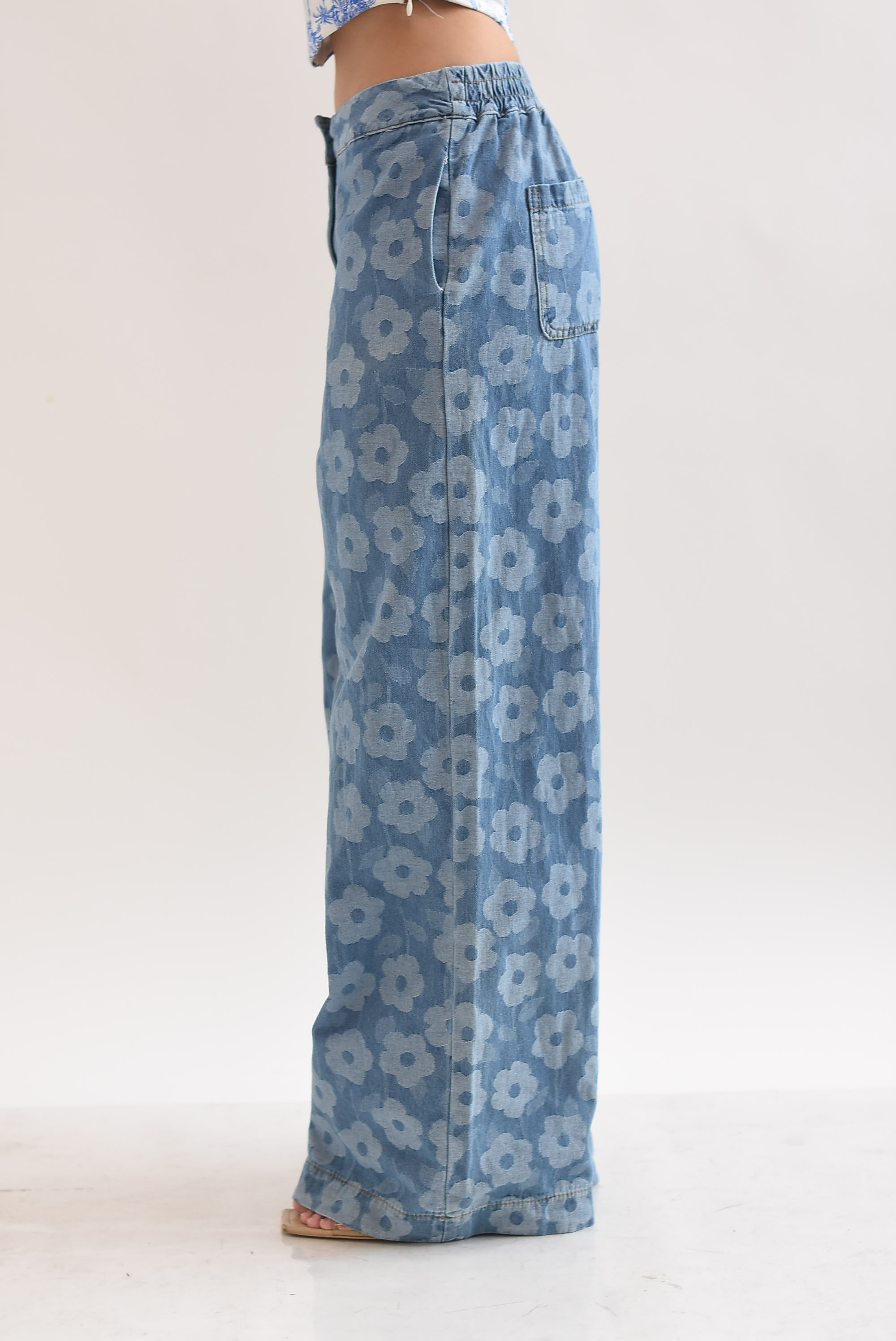 Jeans wide flores