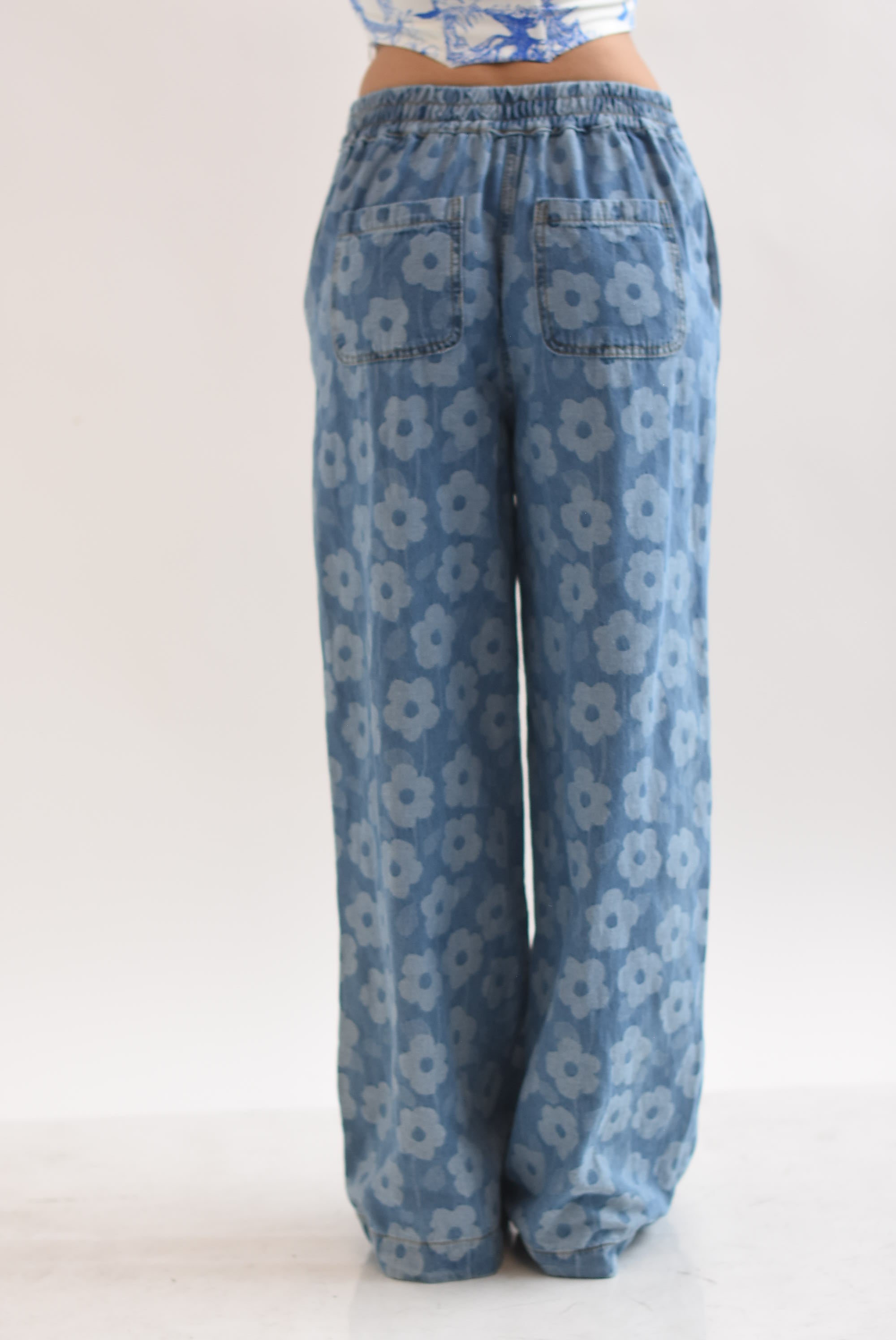 Jeans wide flores