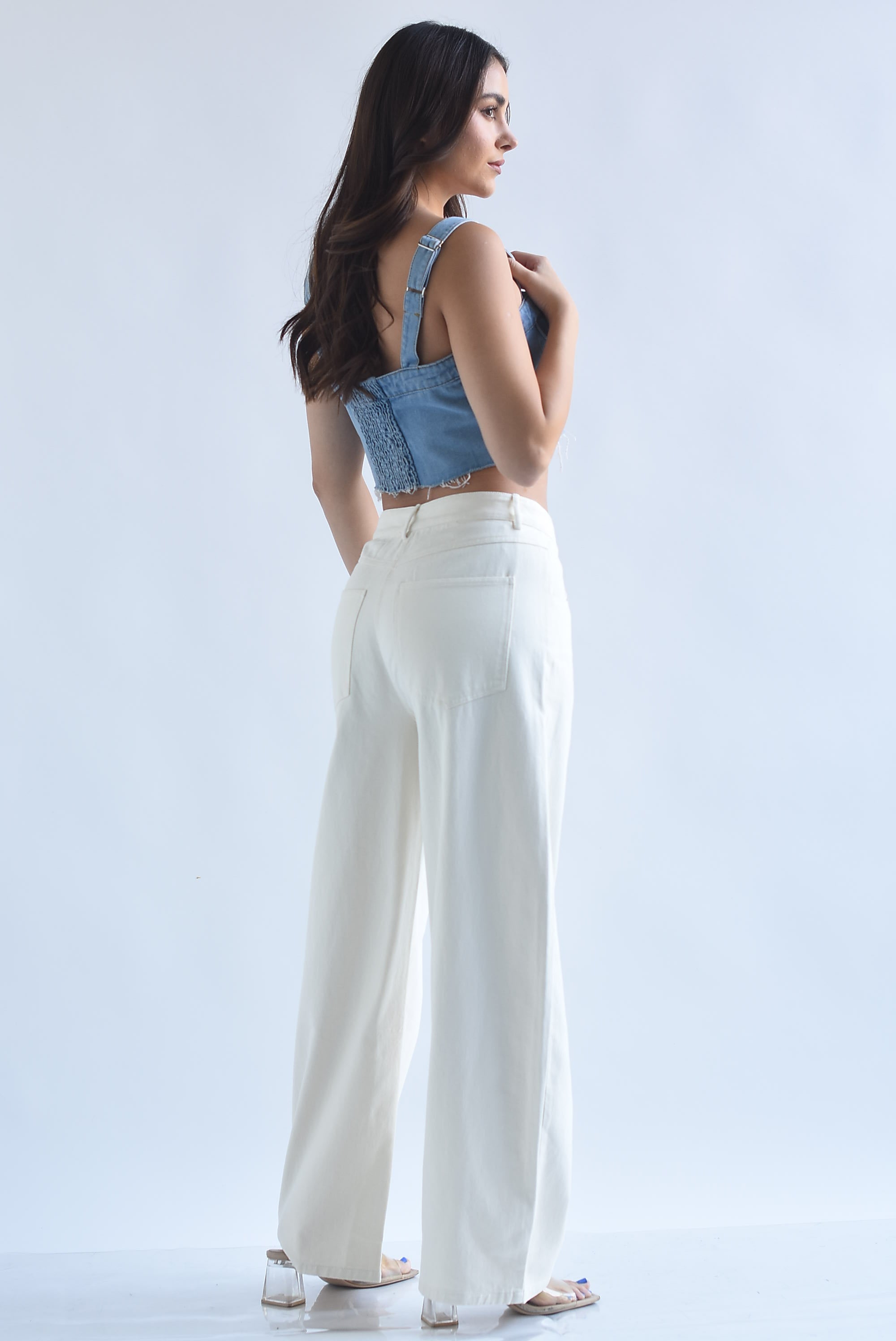 Jeans barrel wide leg