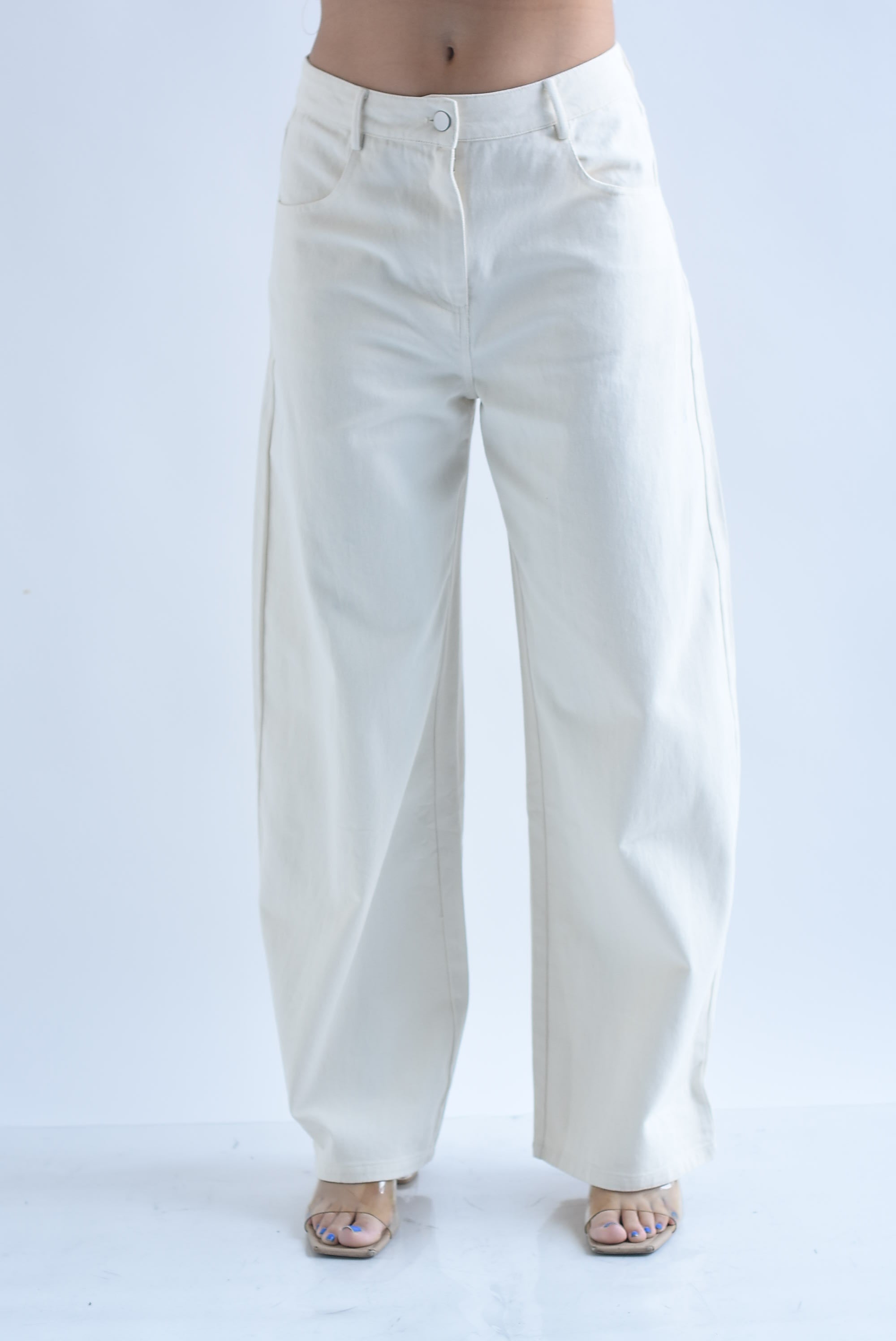 Jeans barrel wide leg