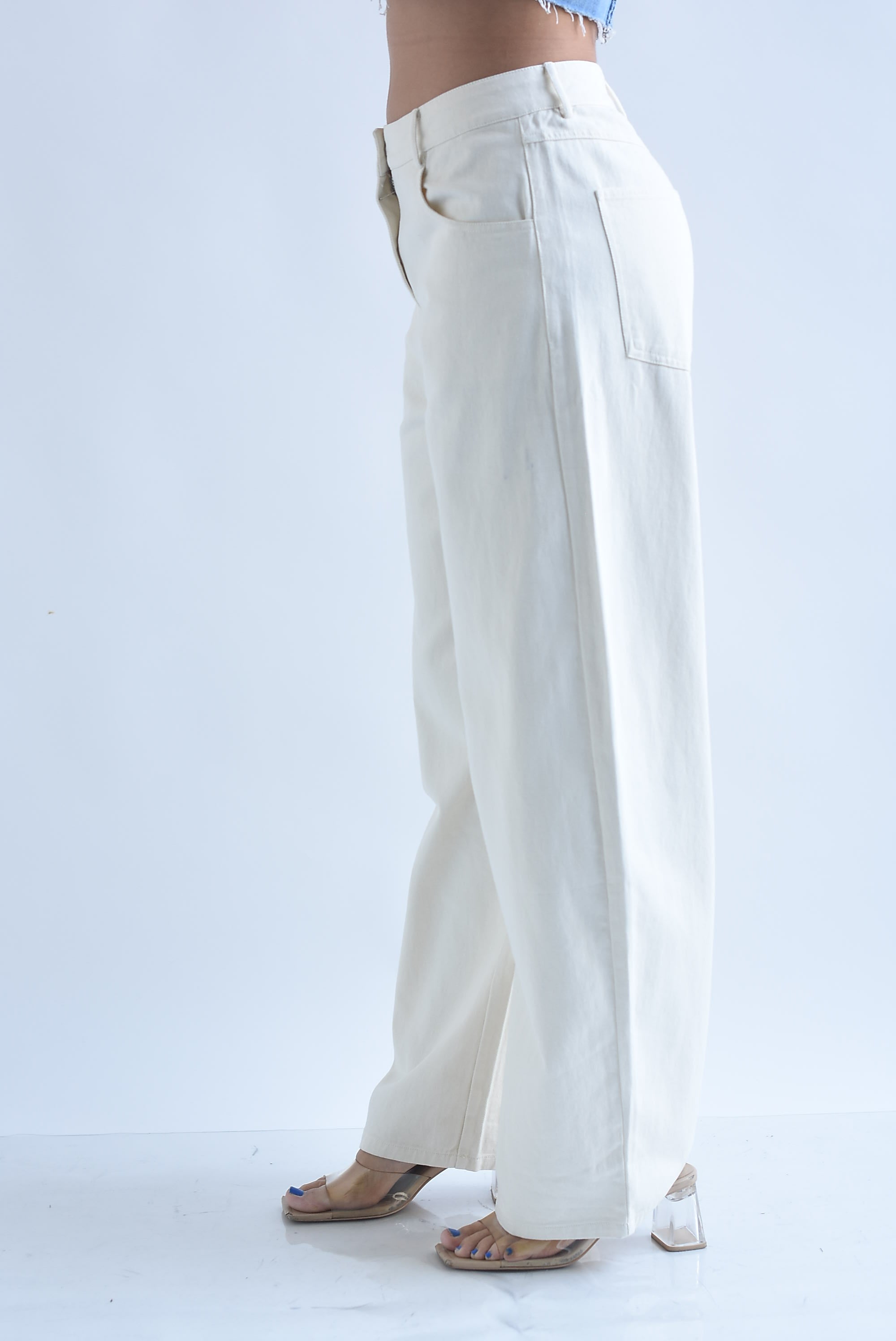 Jeans barrel wide leg