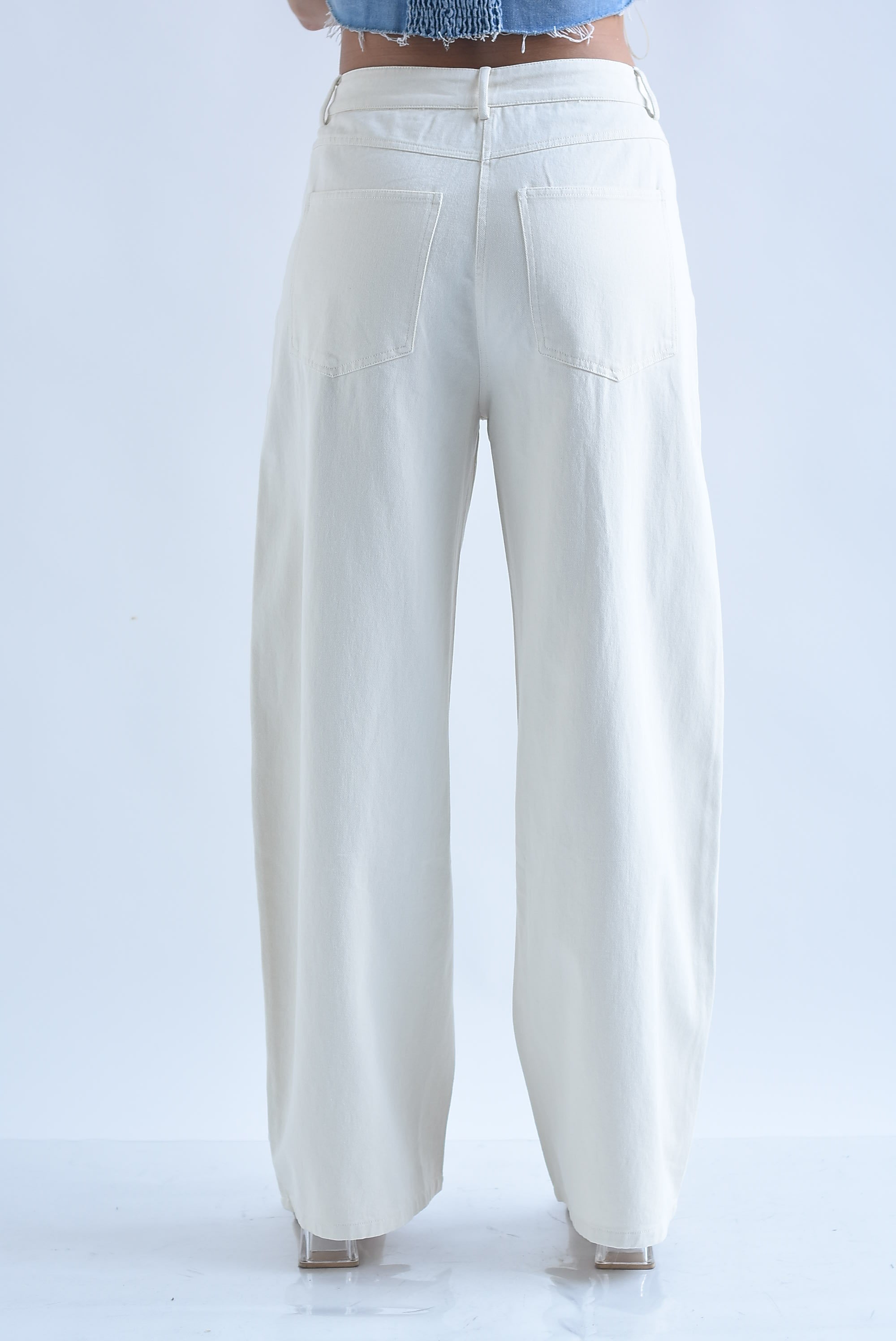 Jeans barrel wide leg