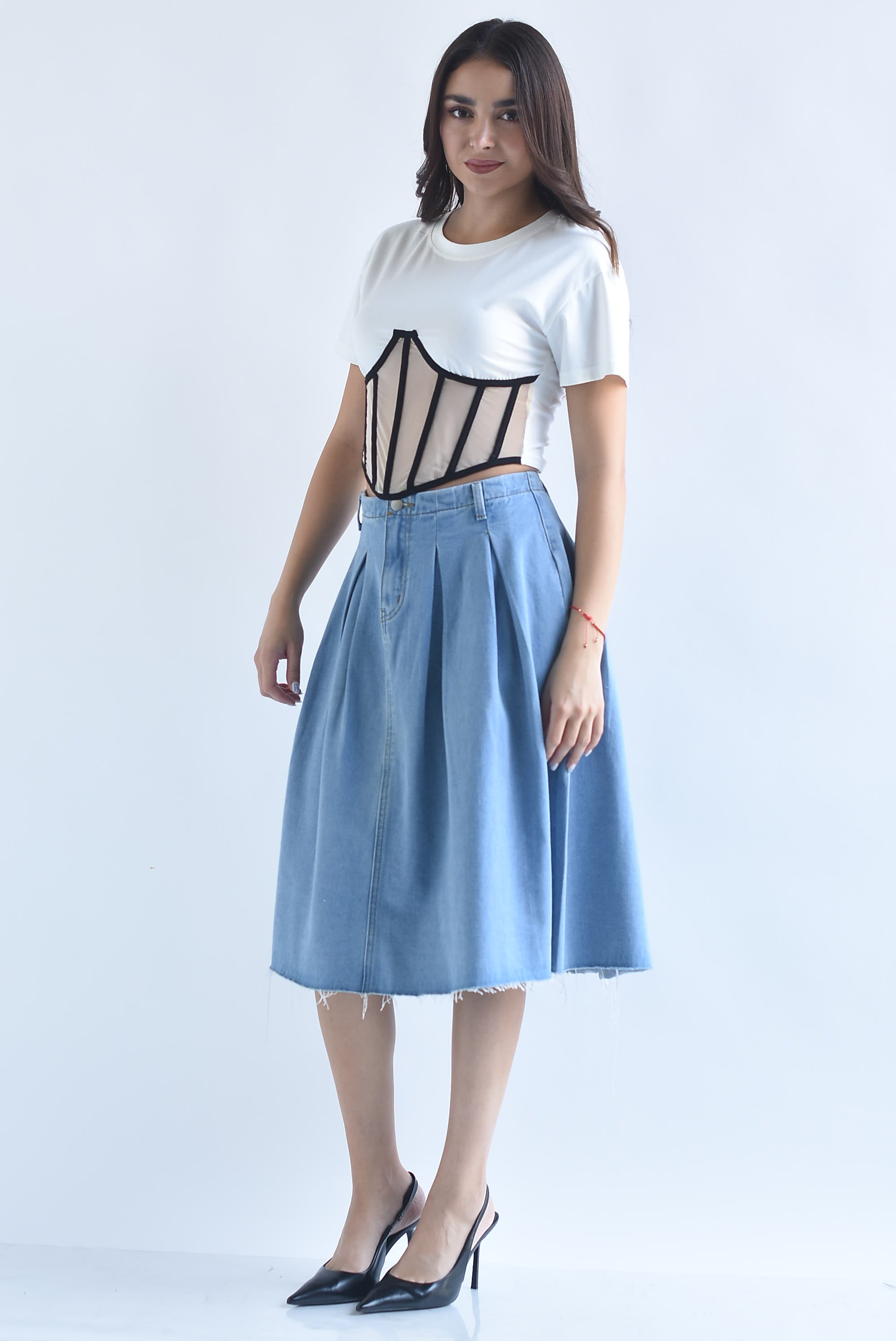 Falda A Denim