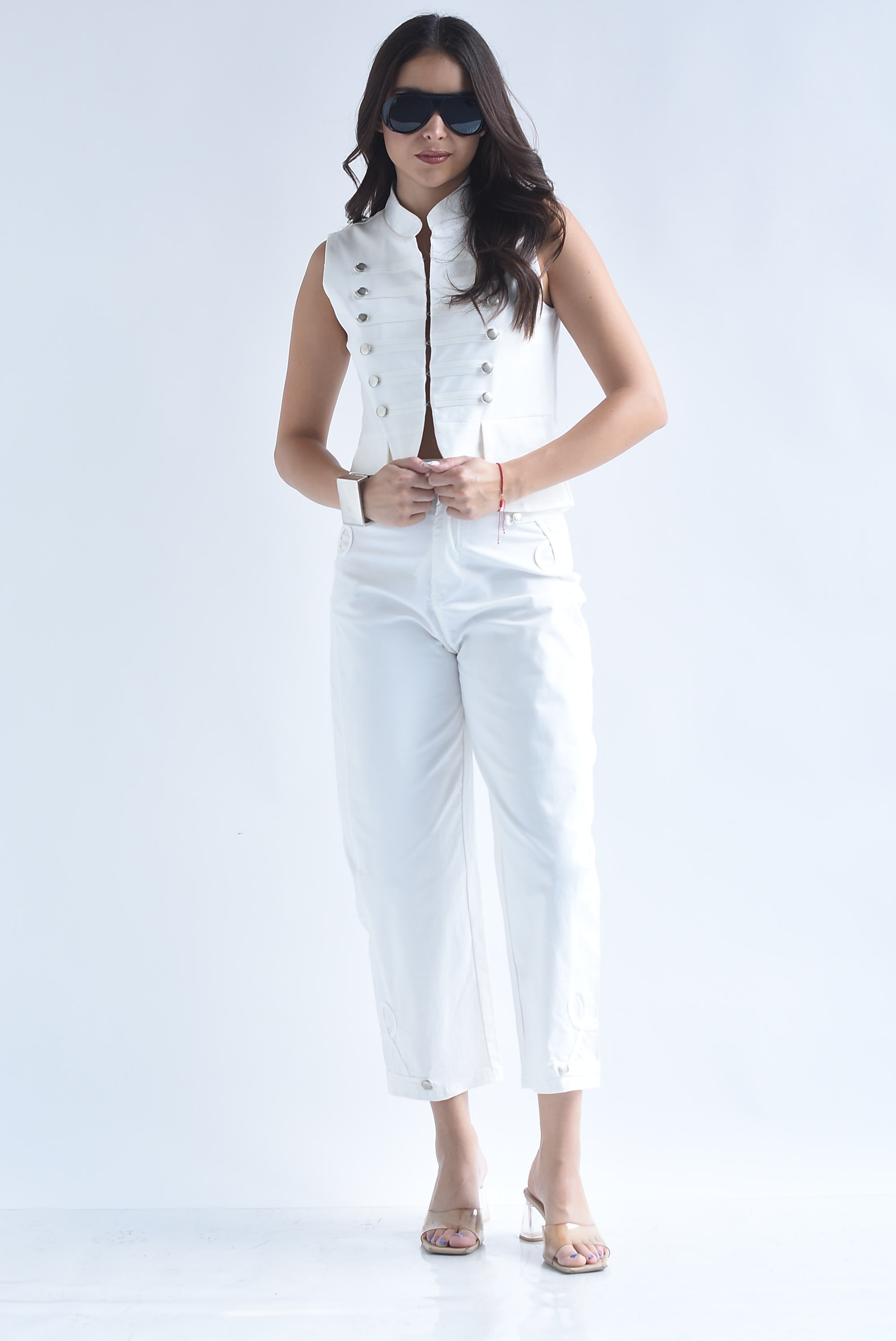 Set Pantalón barrel y Chaleco militar