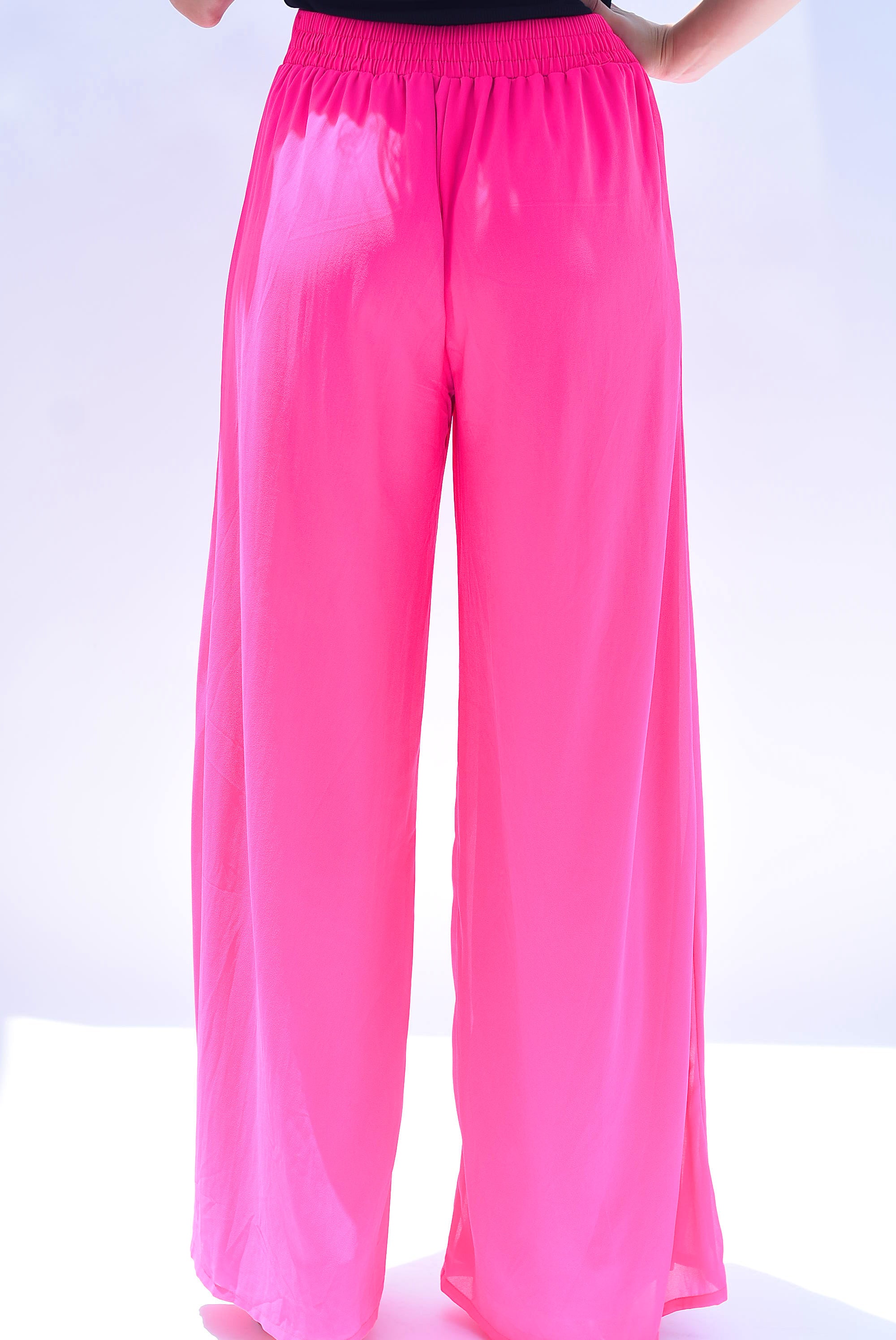 Pantalón de pierna ancha gasa Fiusha