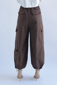 Fashion Styled Pantalón pinzas wide corbata Espresso