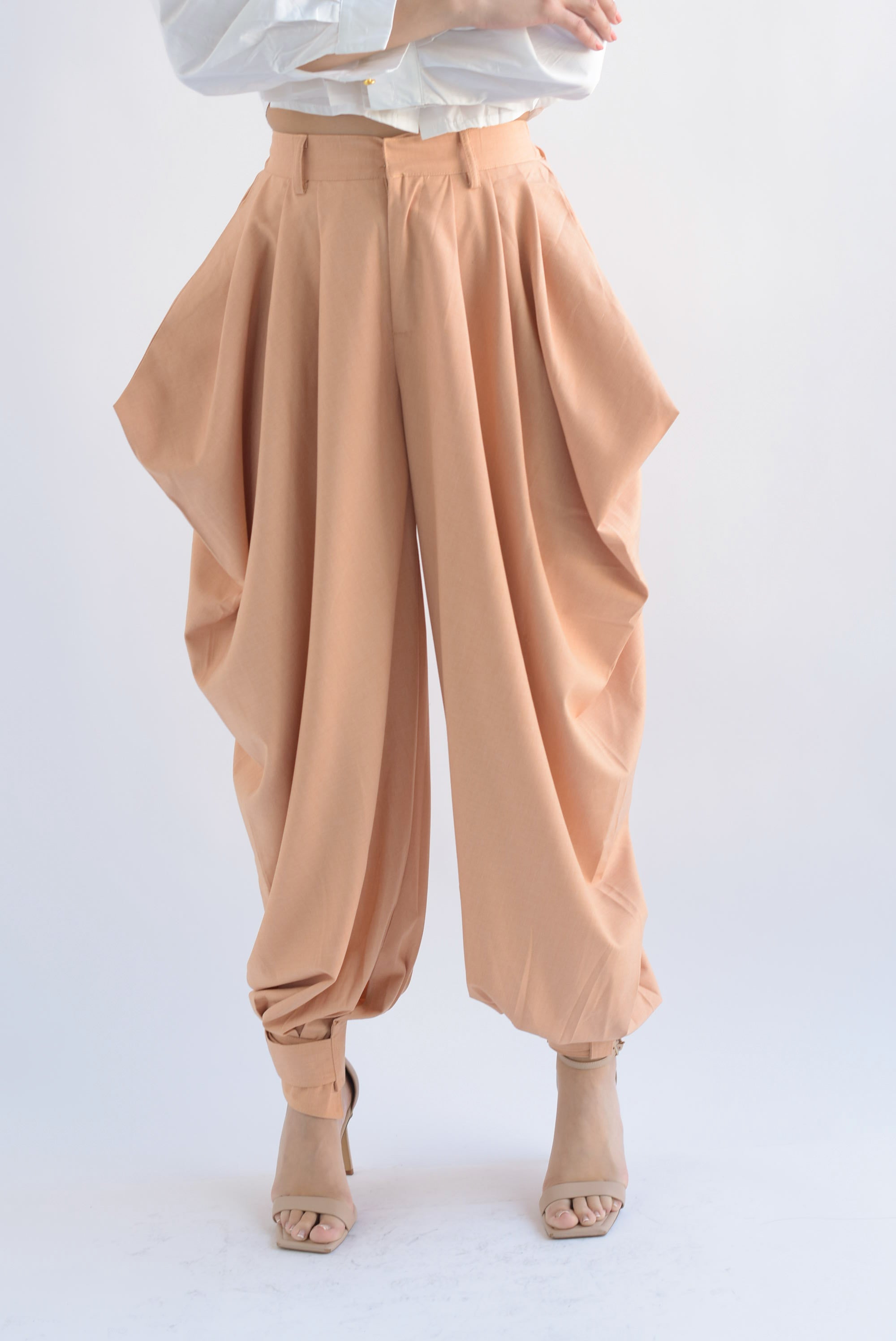 Pantalón globo picos Peach