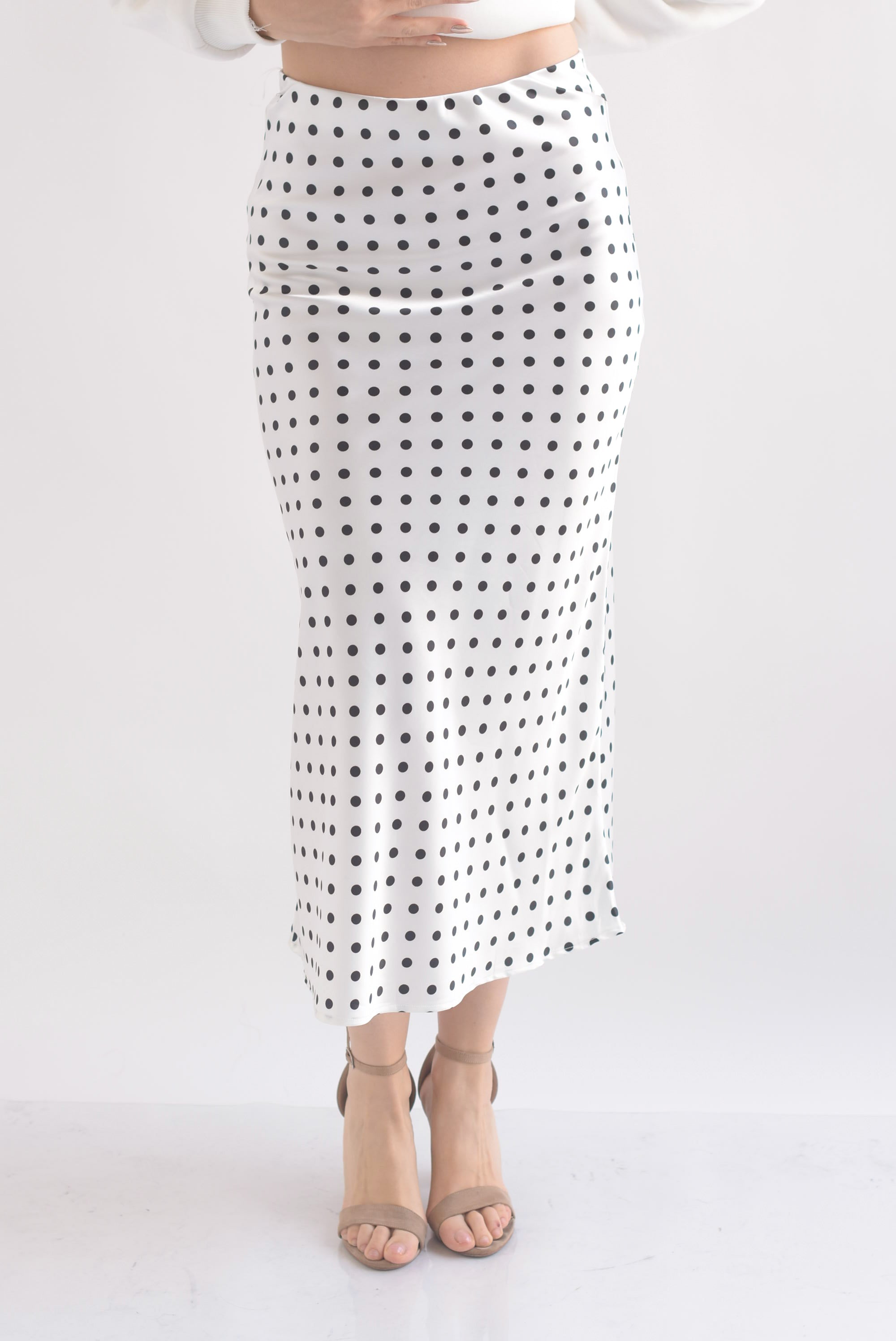 Falda lencera polka dots