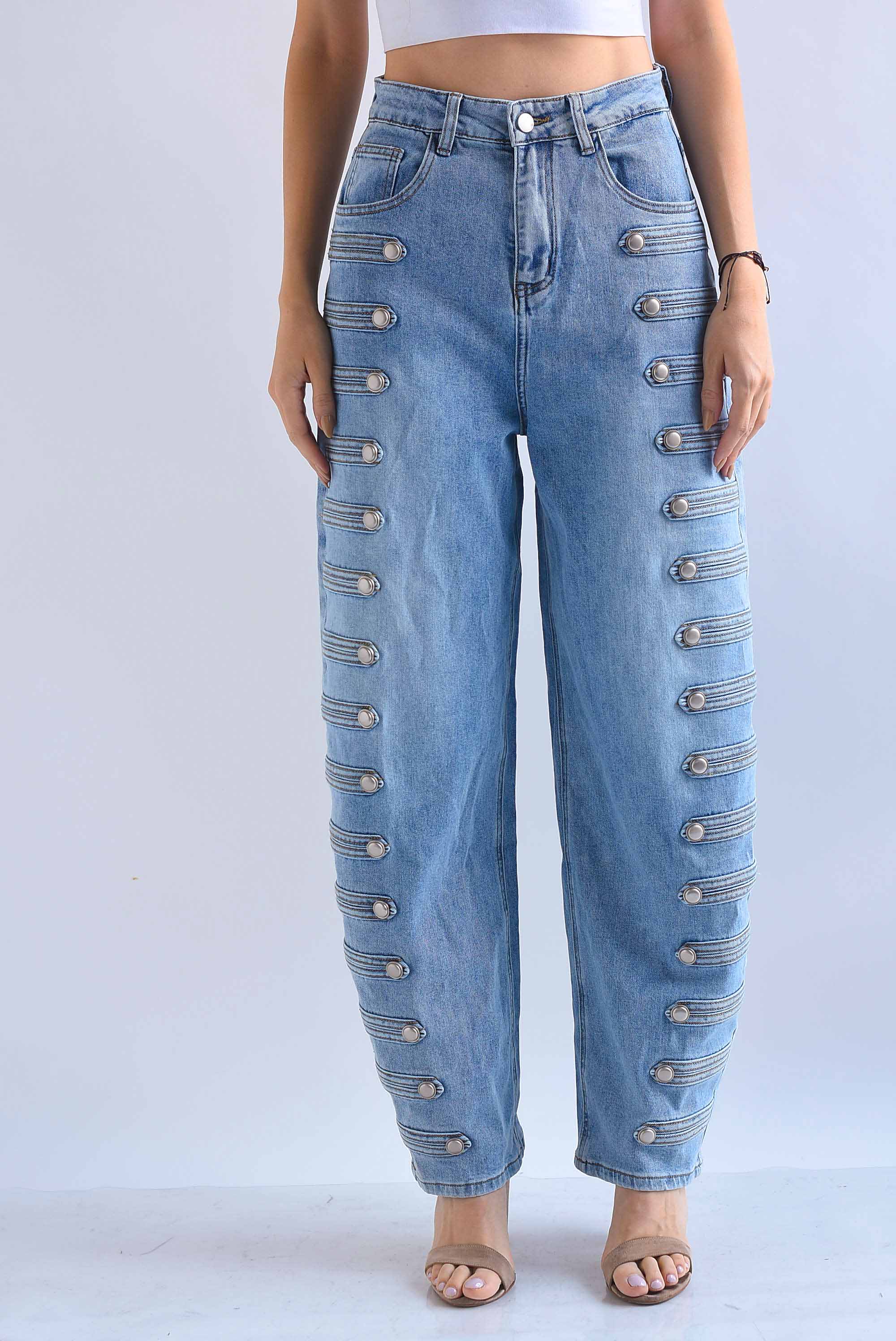 Jeans barrel militar