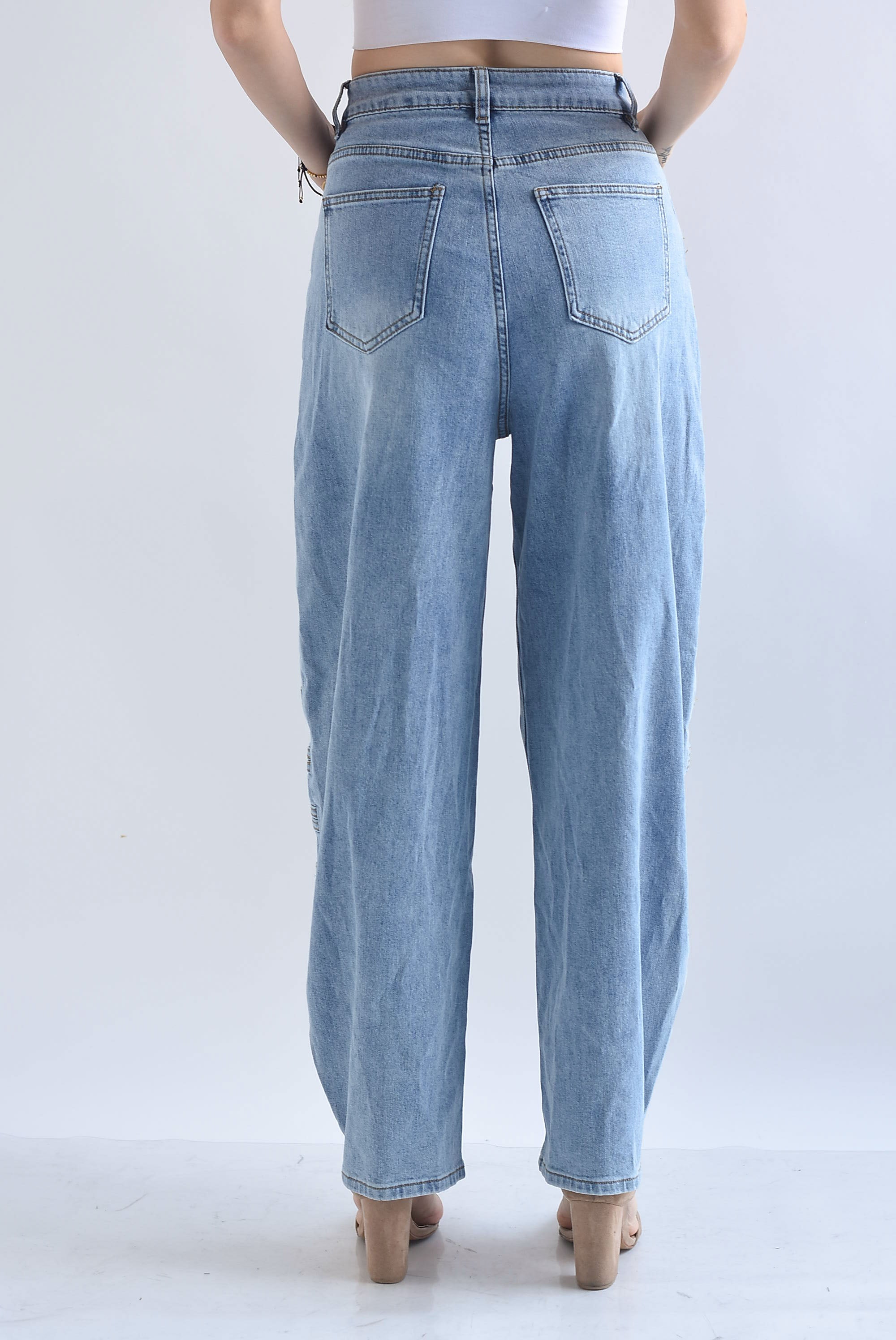 Jeans barrel militar