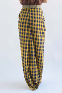 Fashion Styled Pantalón con falda cuadros Verde Olivo