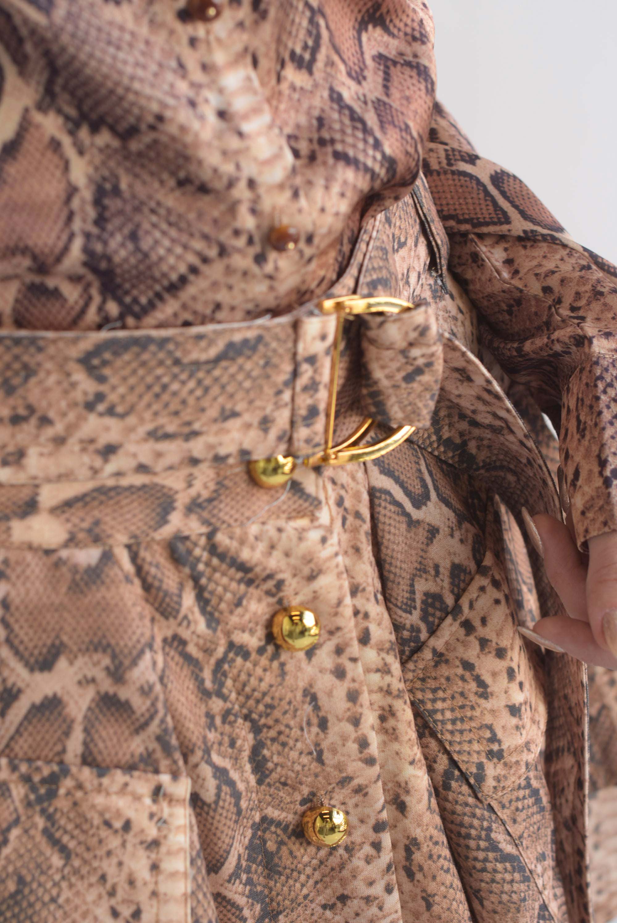 Set Falda y Camisa snake print