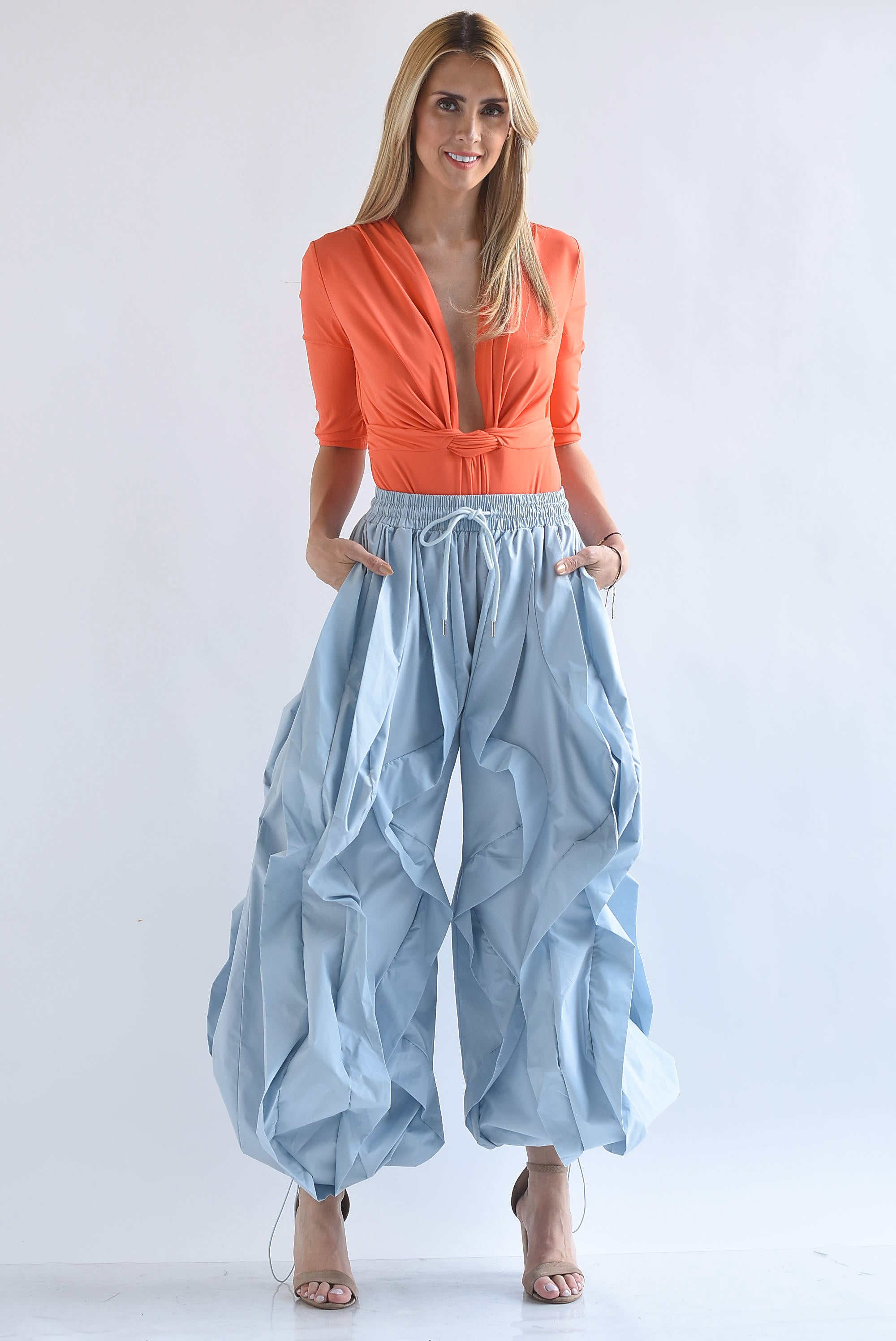 Pantalón Parachute ondas