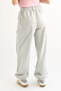 Fashion Styled Pantalón jogger denim algodón Gris