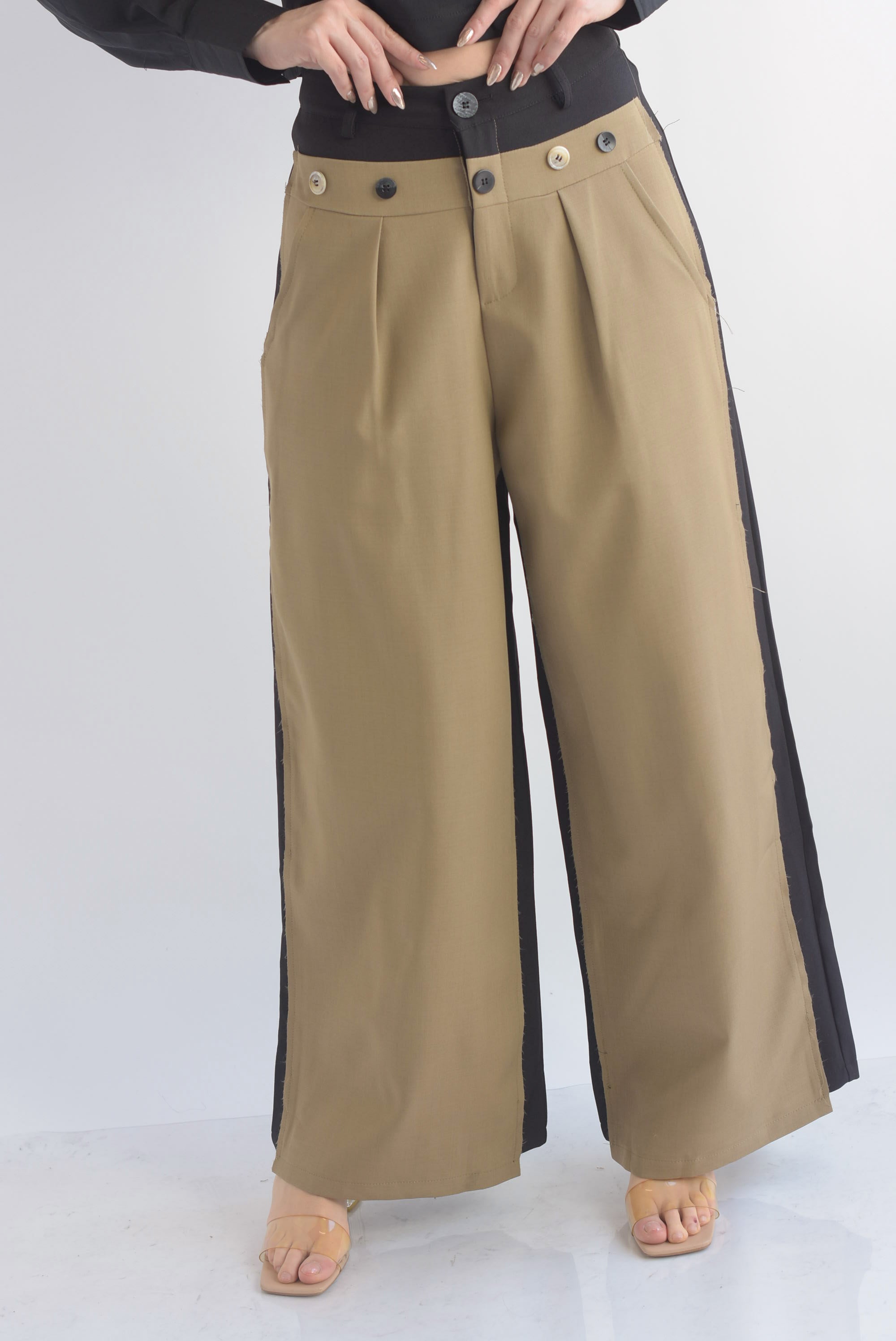 Pantalón doble en sobreposición