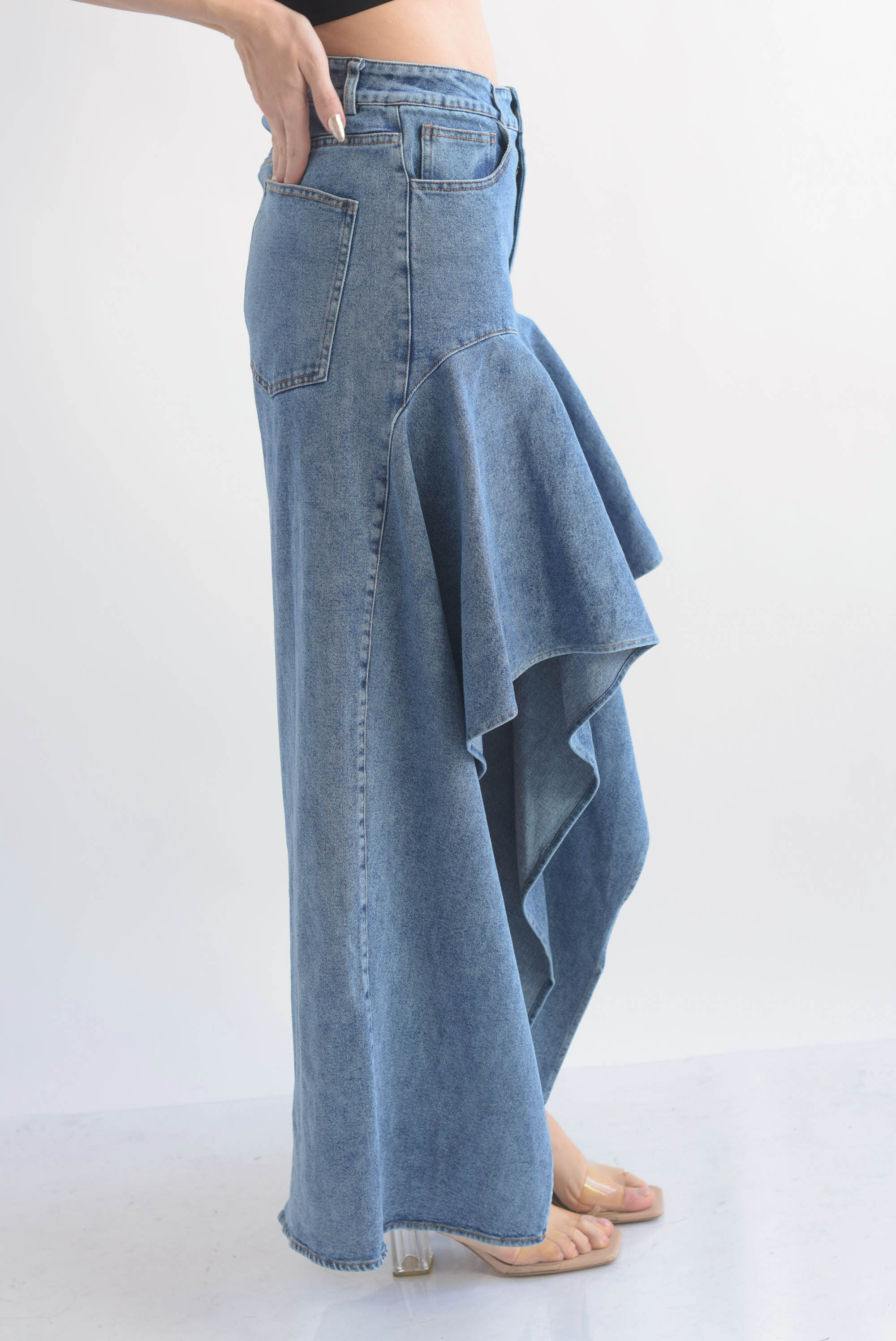 Jeans abertura olán