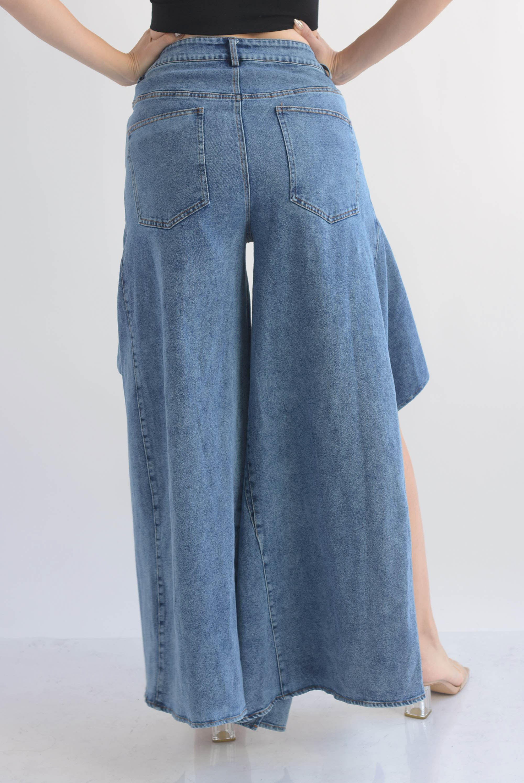 Jeans abertura olán