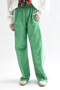 Fashion Styled Pantalón nylon track Verde