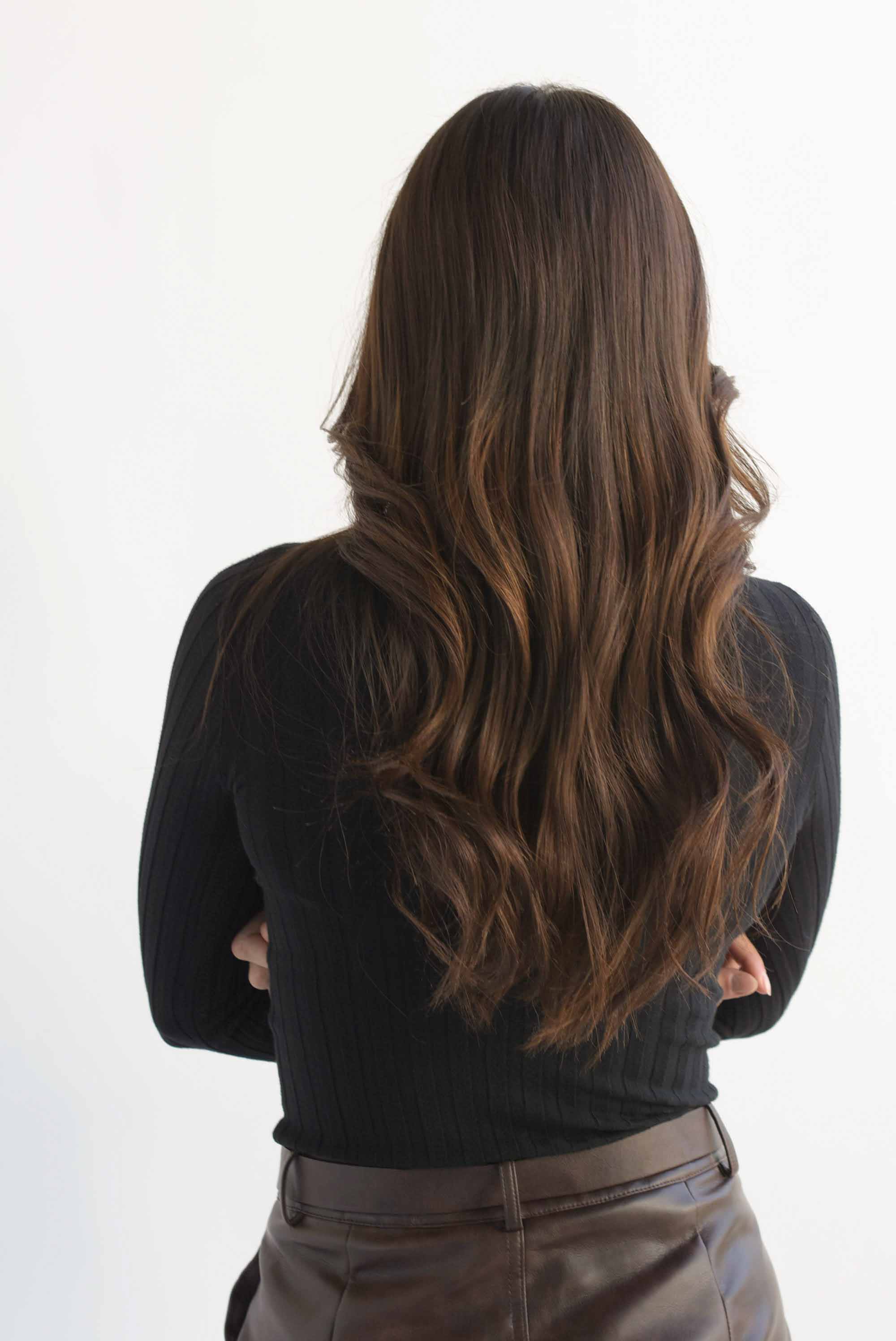 Blusa punto cuello perkins Negro