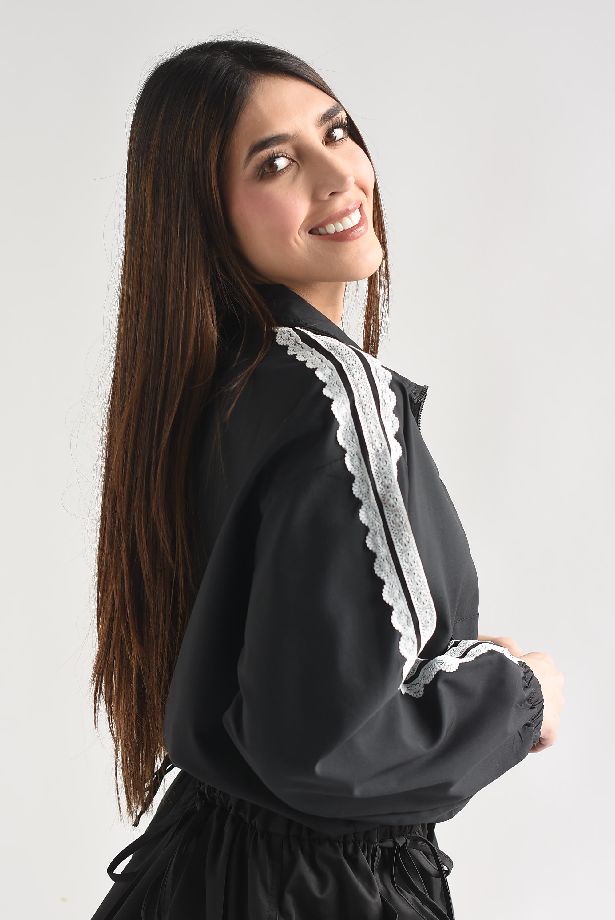 Chamarra encaje track