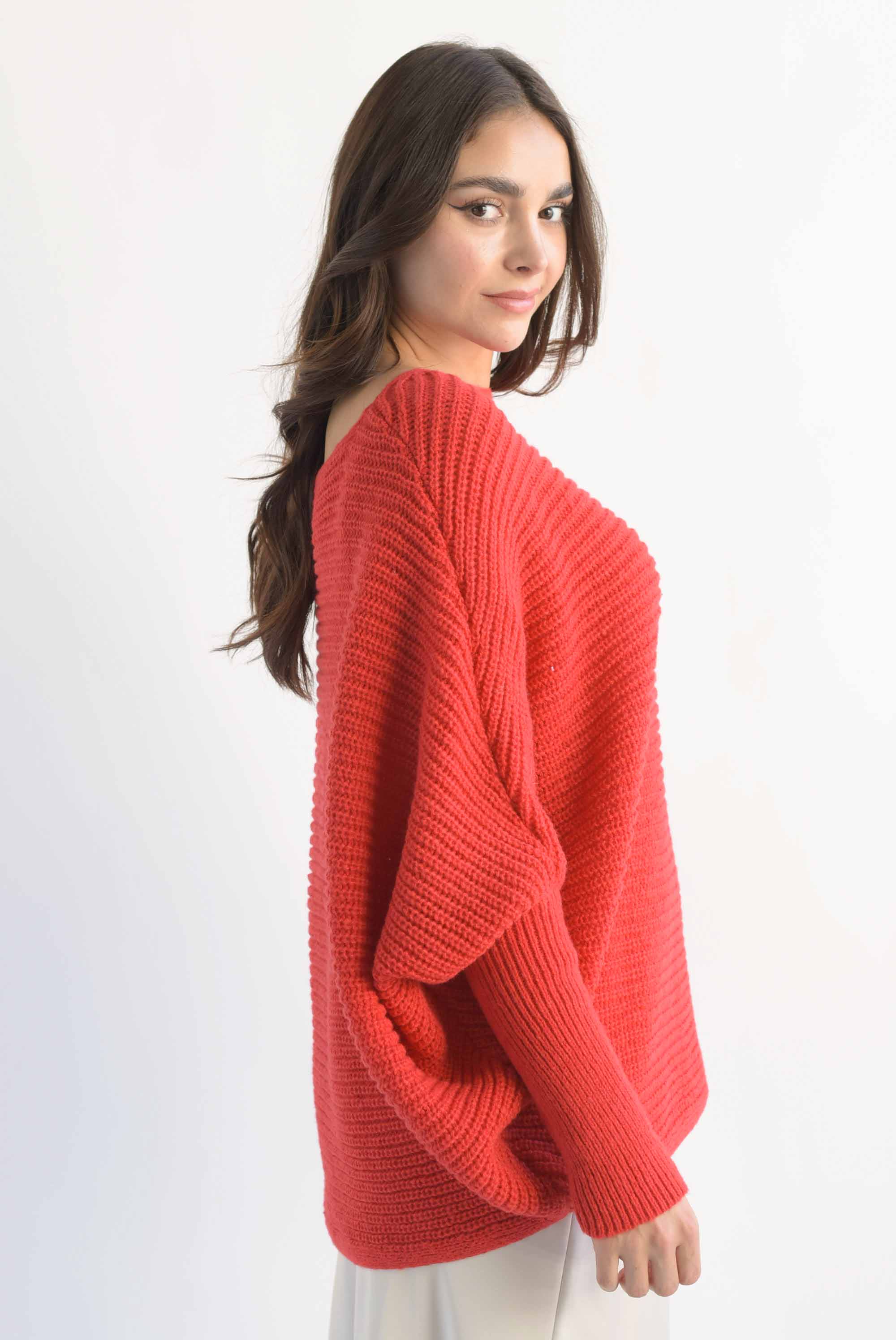 Sweater manga vampiro Rojo