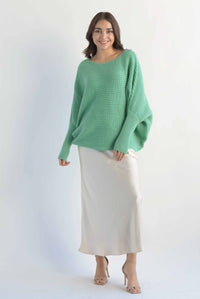 Fashion Styled Sweater manga vampiro Verde