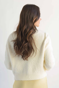 Fashion Styled Sweater fur lazos Ivory