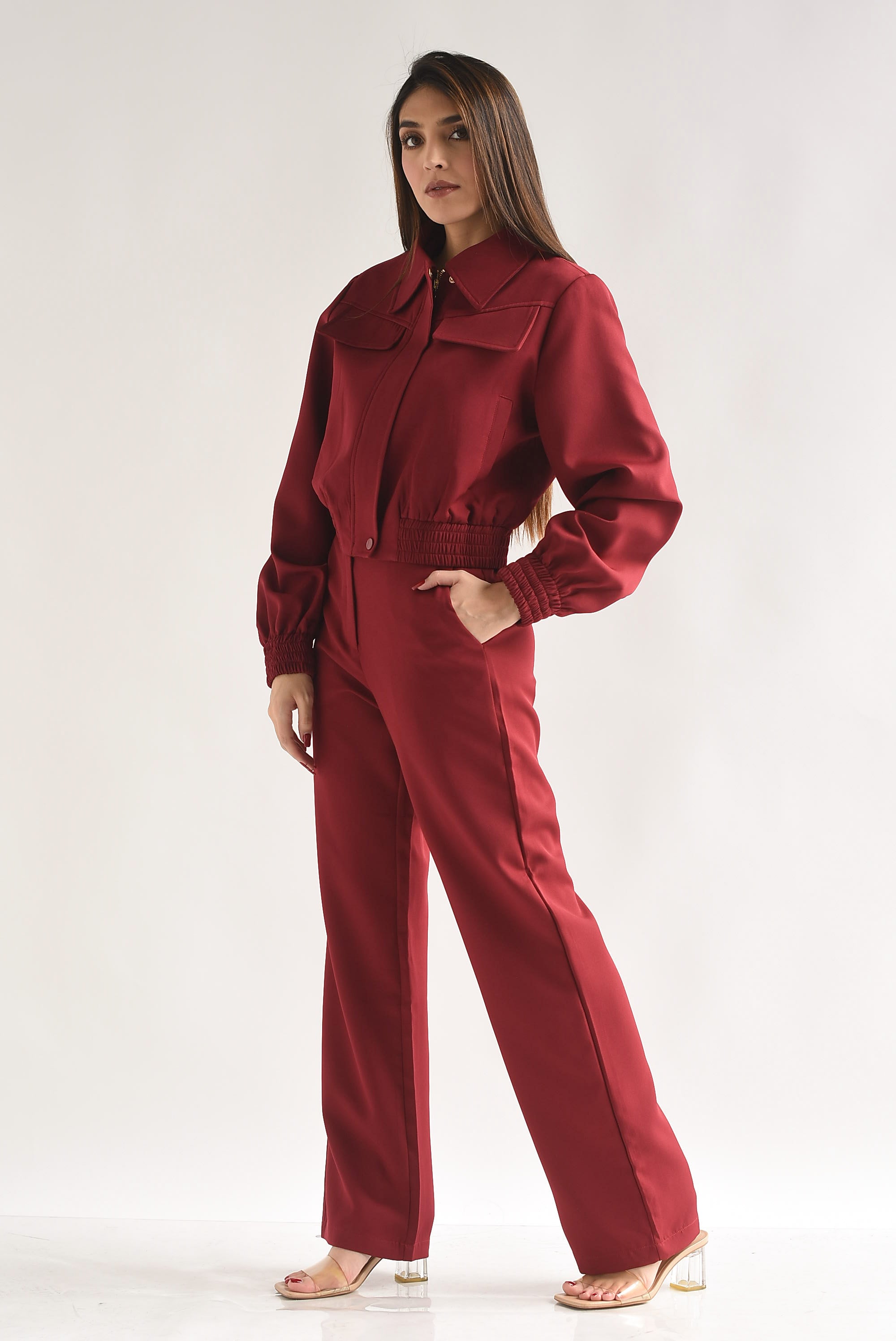 Set Pantalón sastre y Chamarra bomber