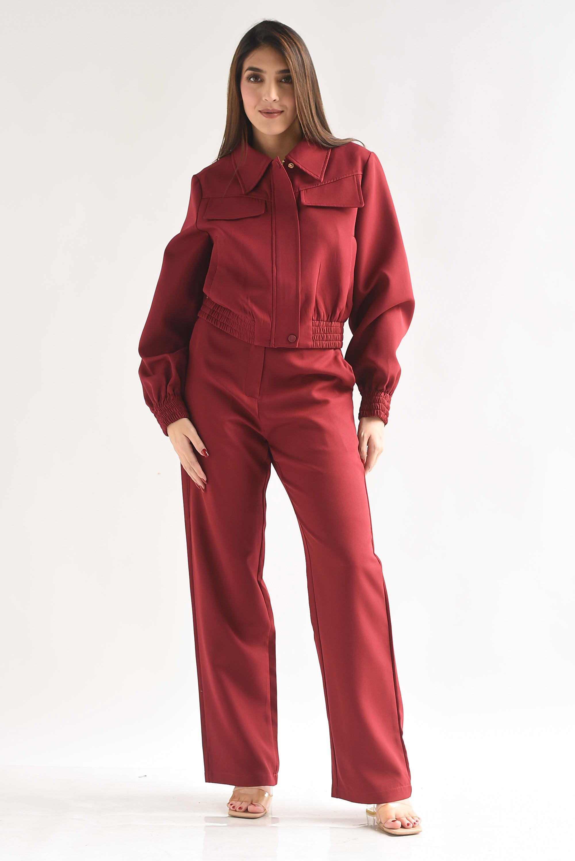 Set Pantalón sastre y Chamarra bomber