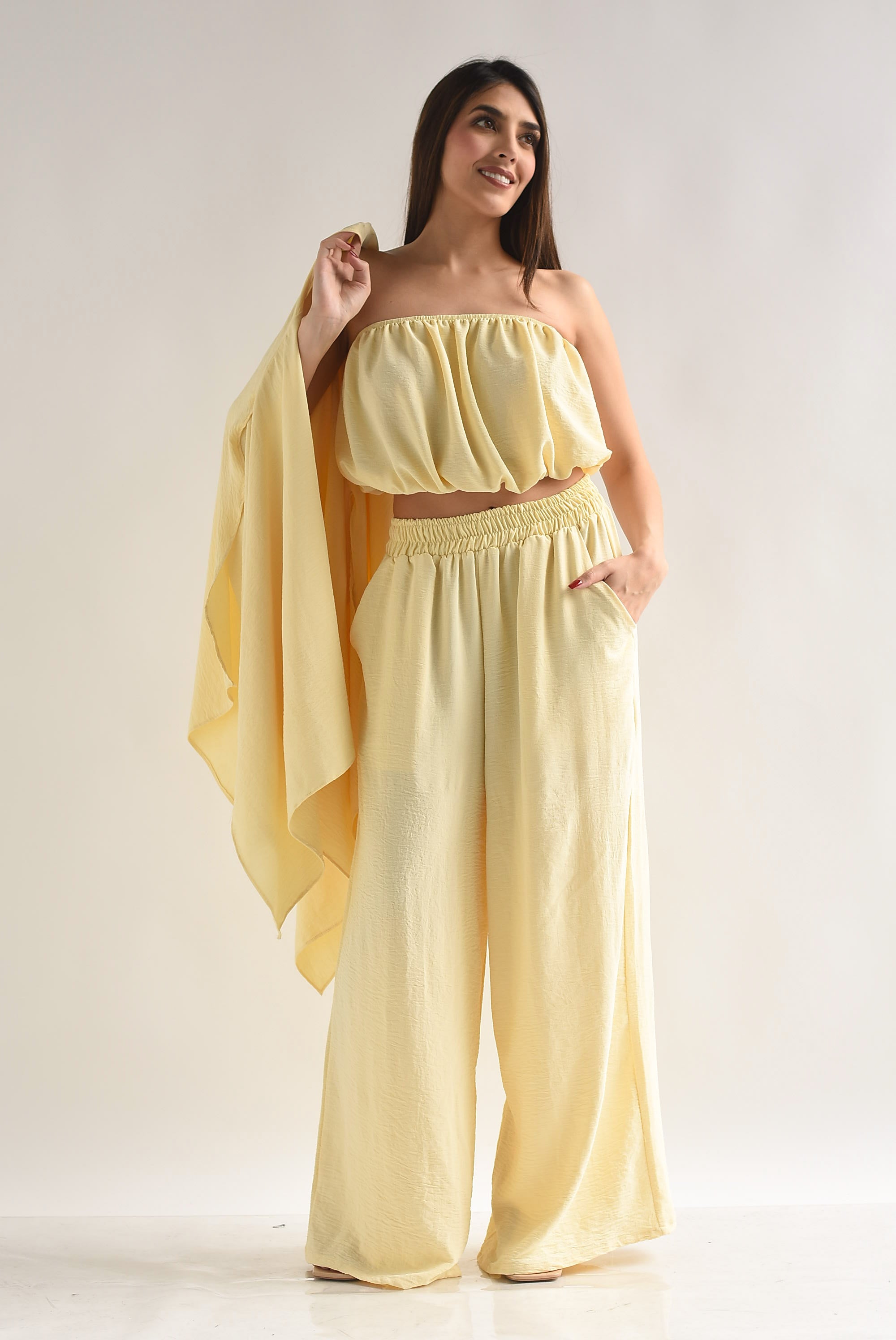 Set Pantalón, Capa poncho y Top