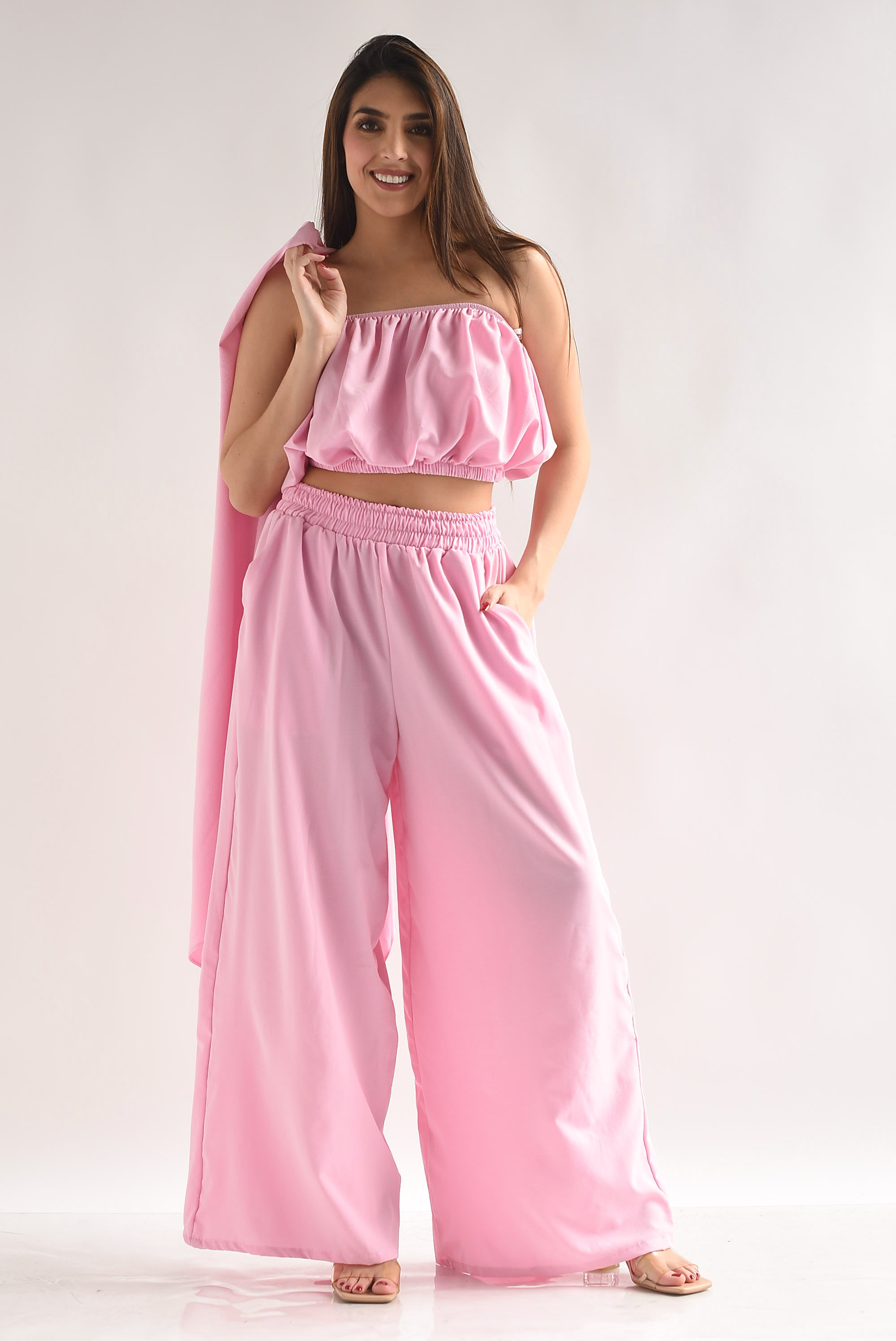 Set Pantalón, Capa poncho y Top