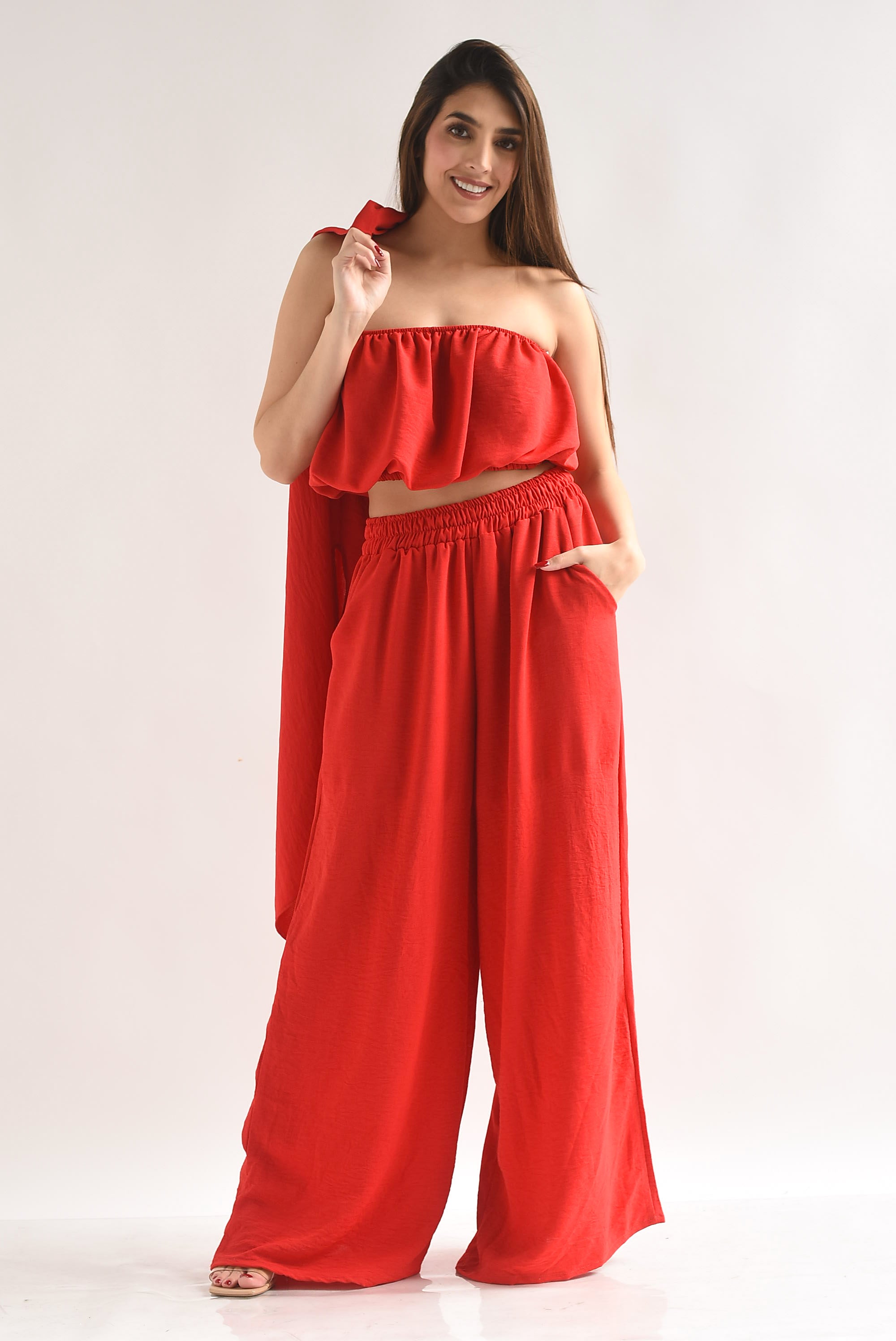 Set Pantalón, Capa poncho y Top