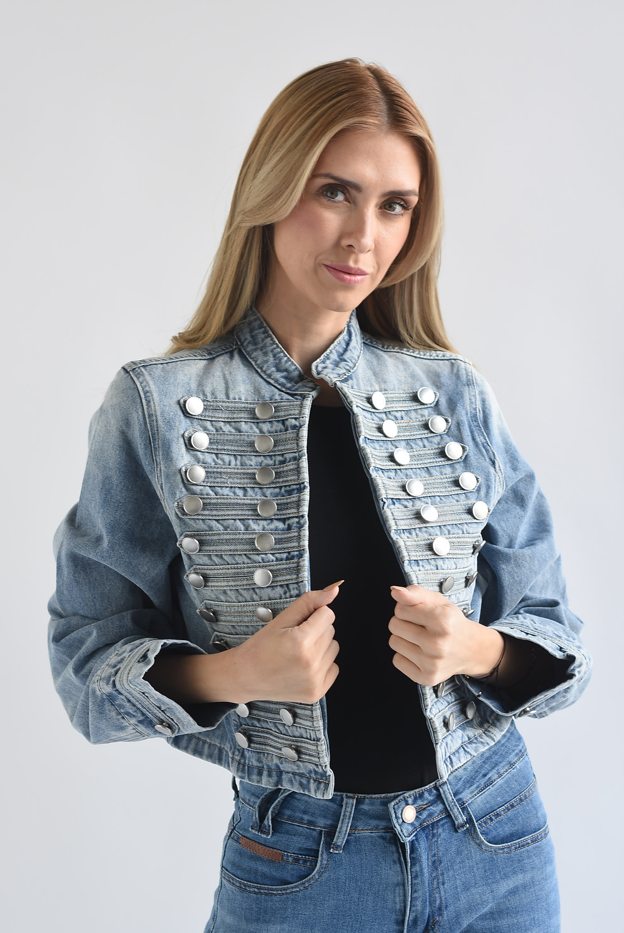 Blazer militar Denim