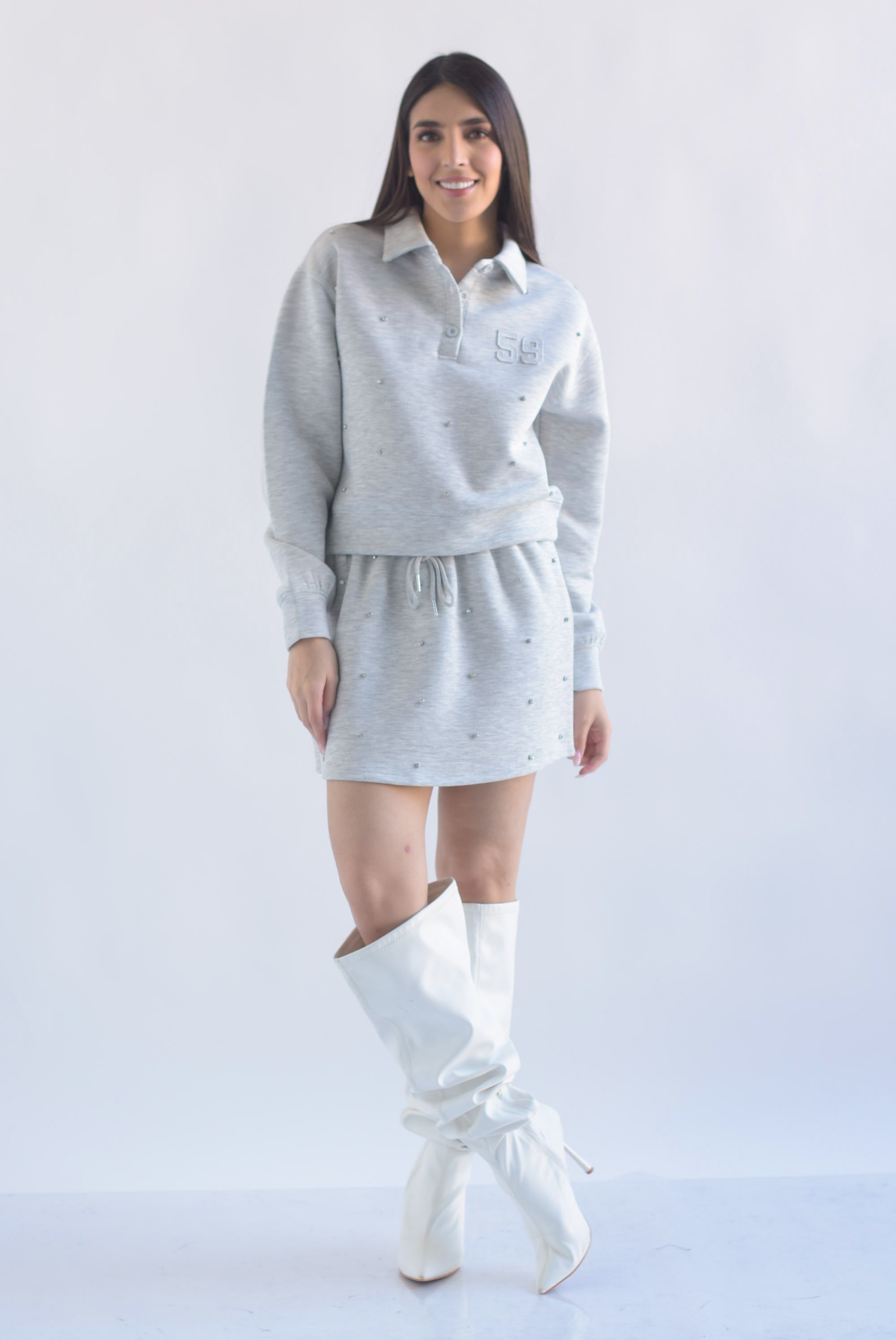 Set Falda y Sudadera 59 brillos