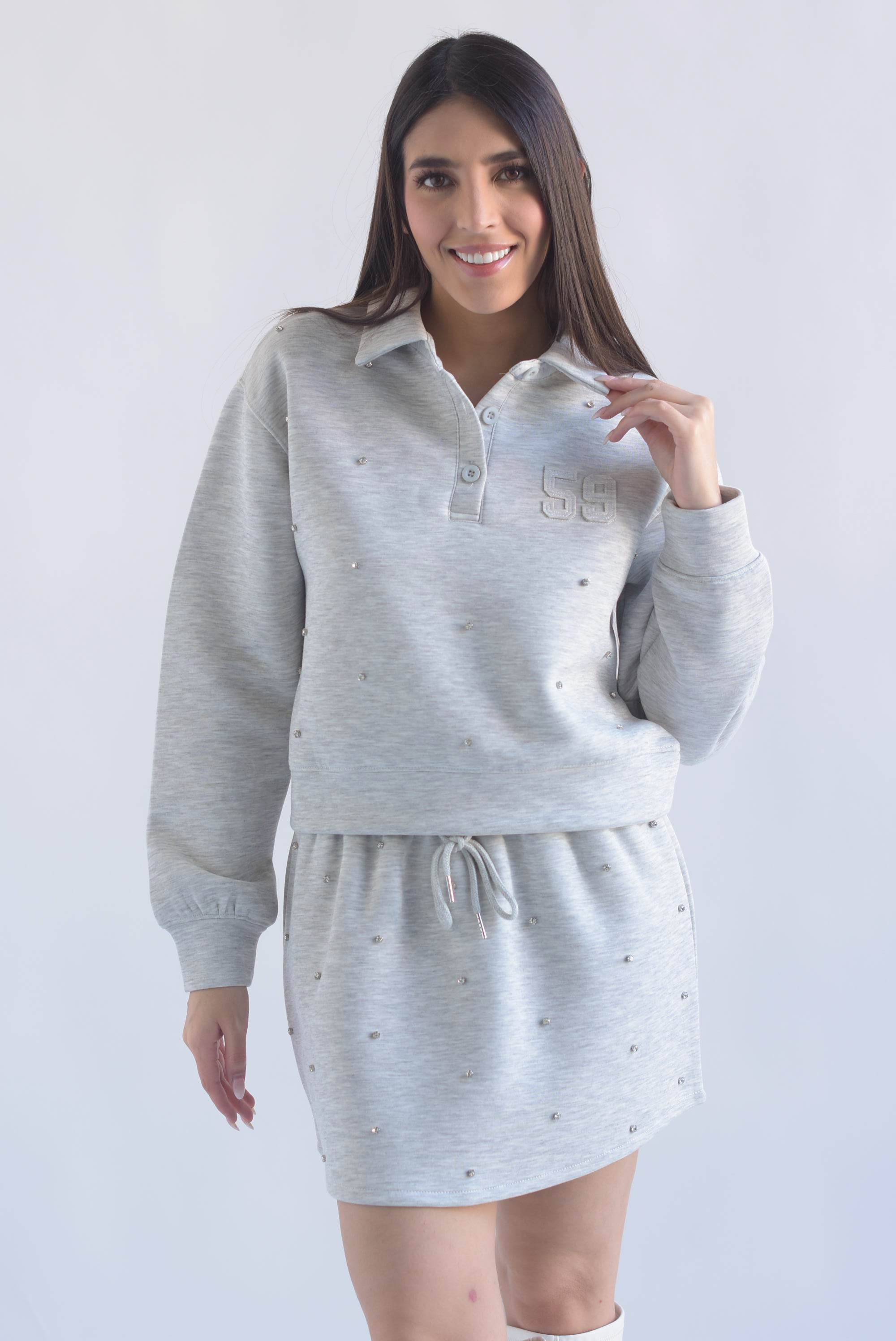 Set Falda y Sudadera 59 brillos