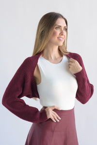 Fashion Styled Mangas punto Vino