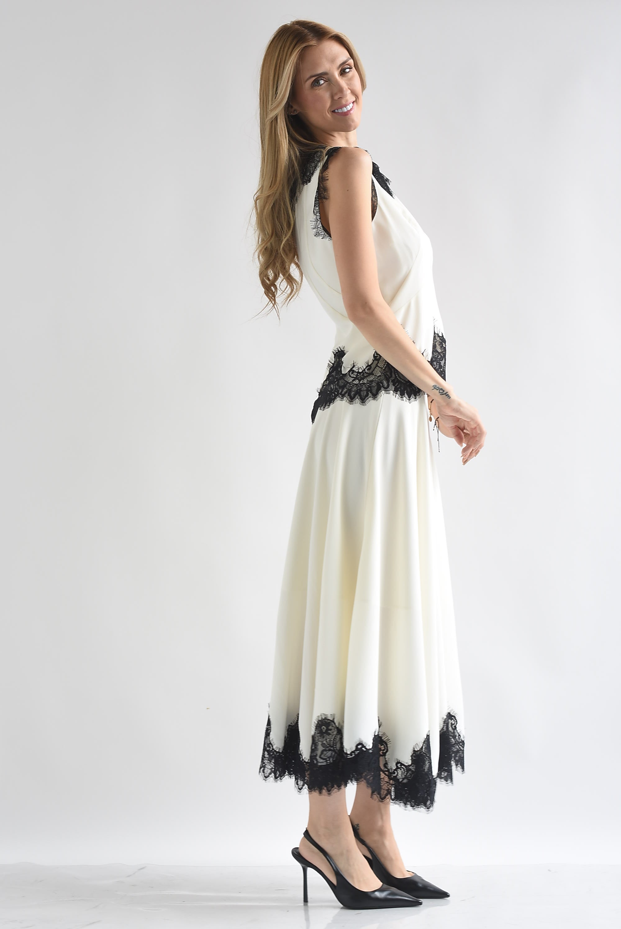 Set Falda y Blusa filo encaje