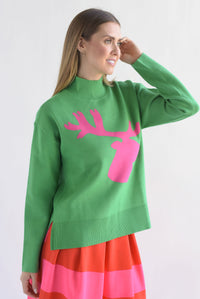 Fashion Styled Sweater reno Verde