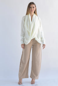 Fashion Styled PREVENTA Sweater multiformas Ivory