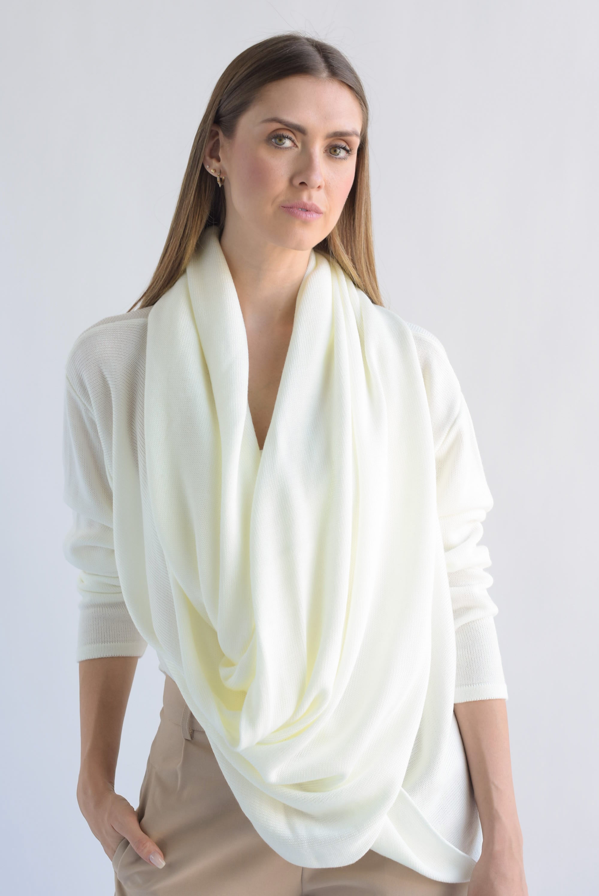 Sweater multiformas Ivory